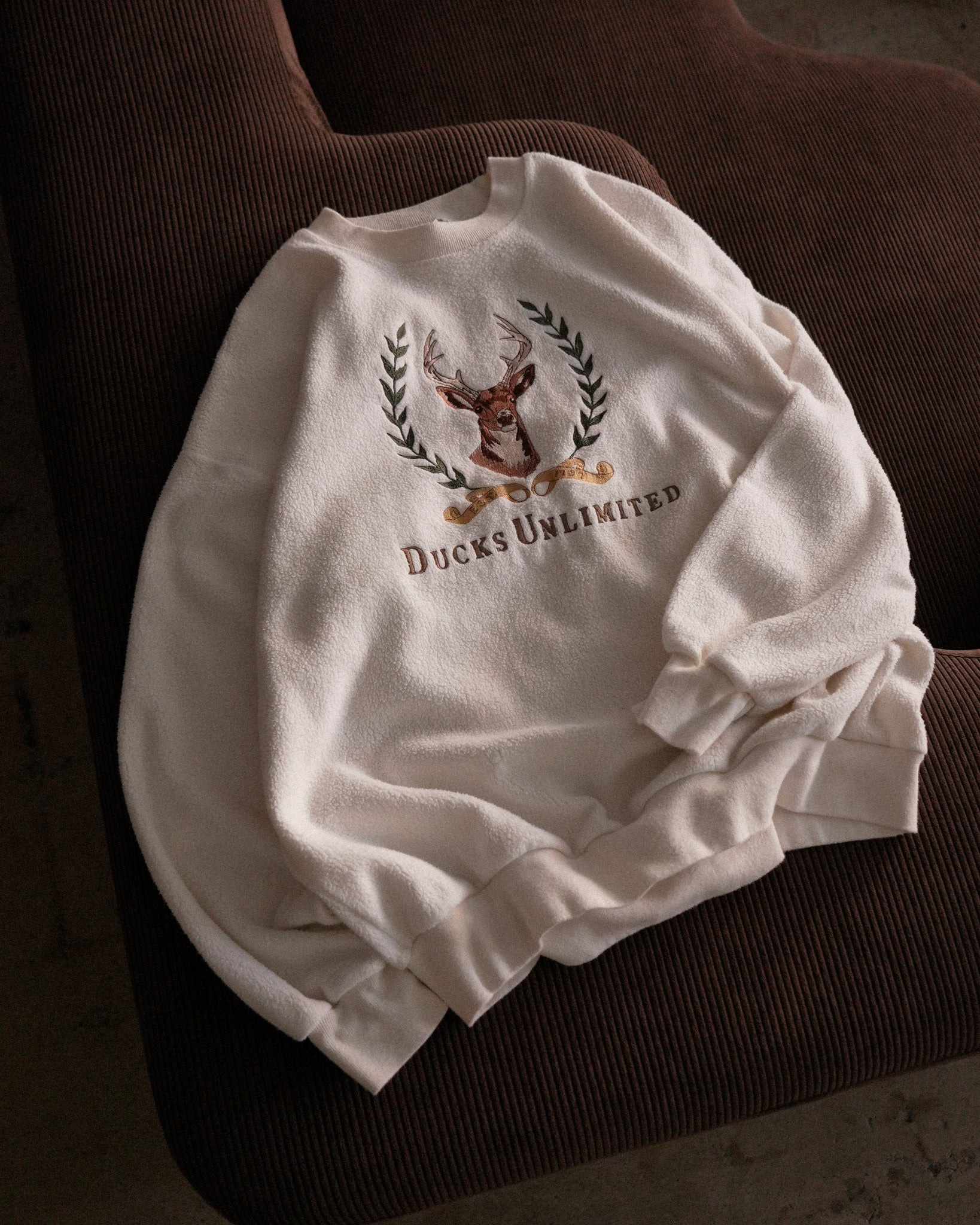 ducks unlimited fleece crewneck