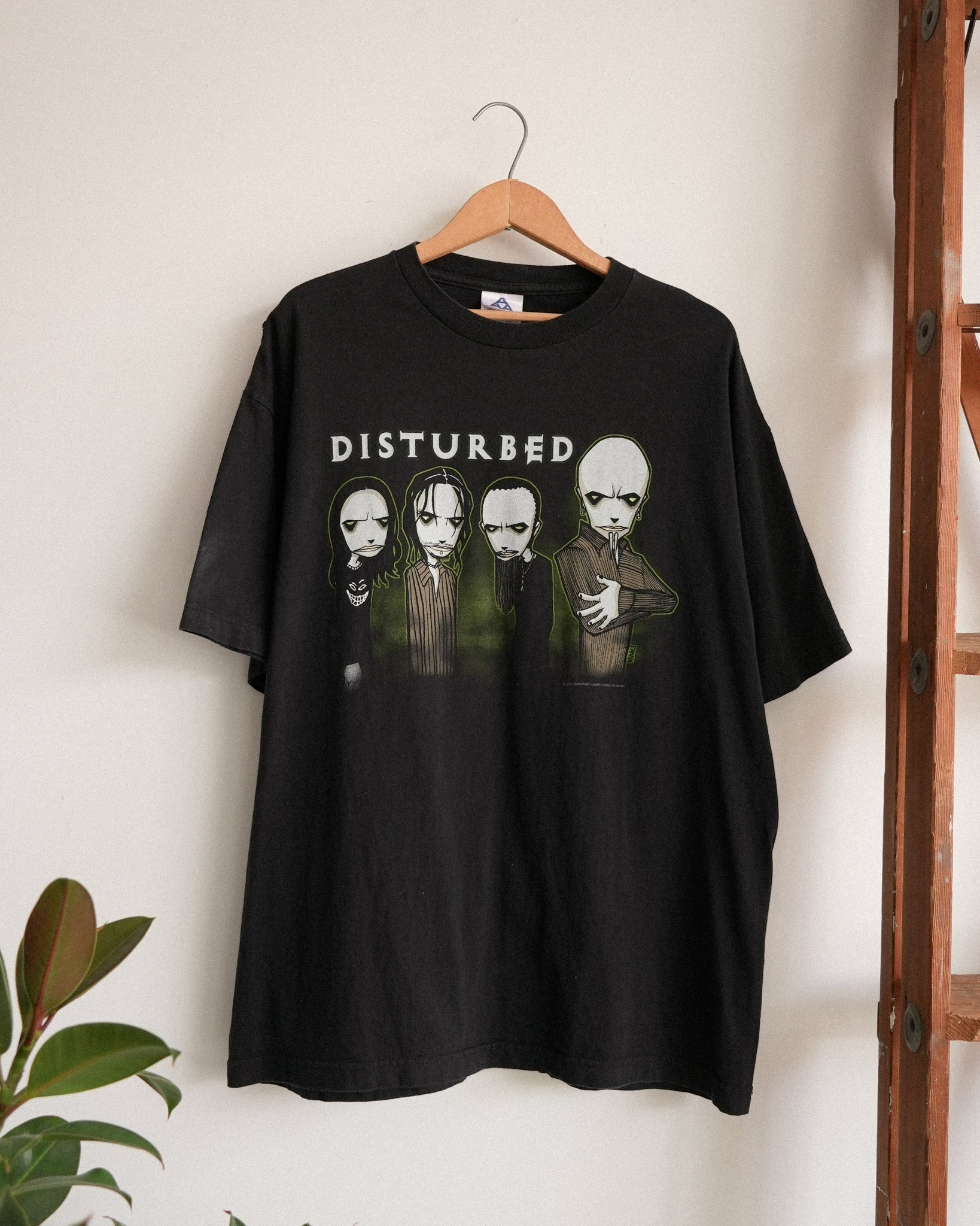 disturbed band 2001 t-shirt
