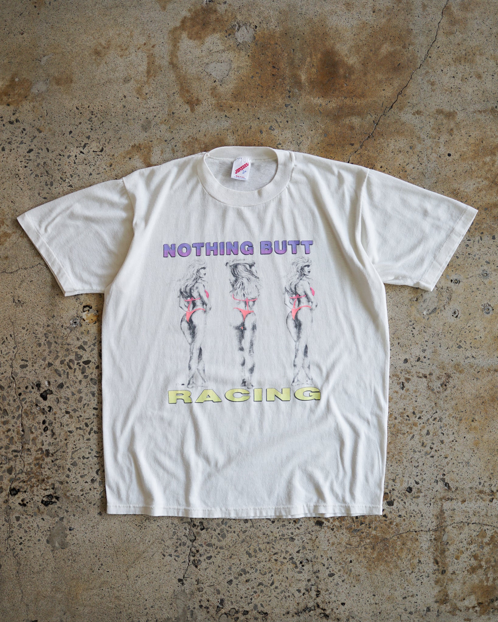 "nothing butt racing" t-shirt
