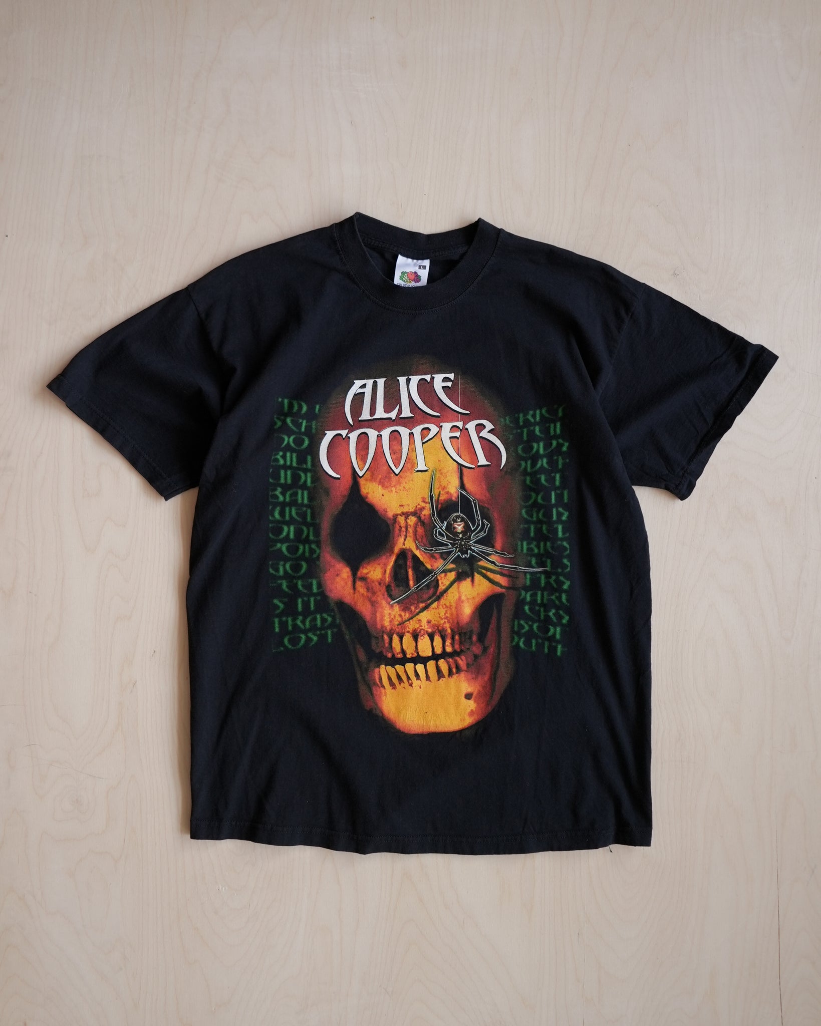alice cooper bare bones tour 2003 t-shirt