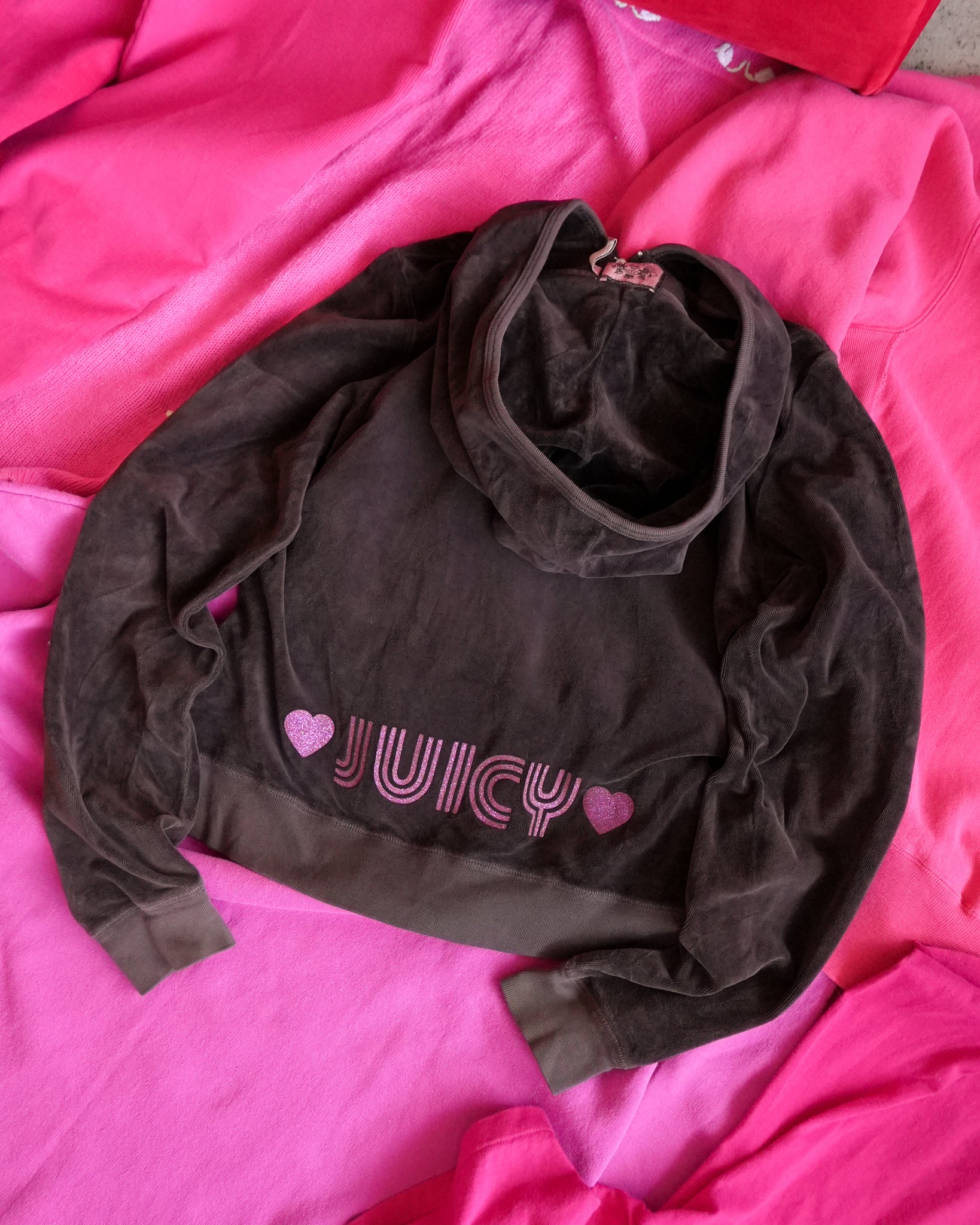 juicy couture zip-up hoodie