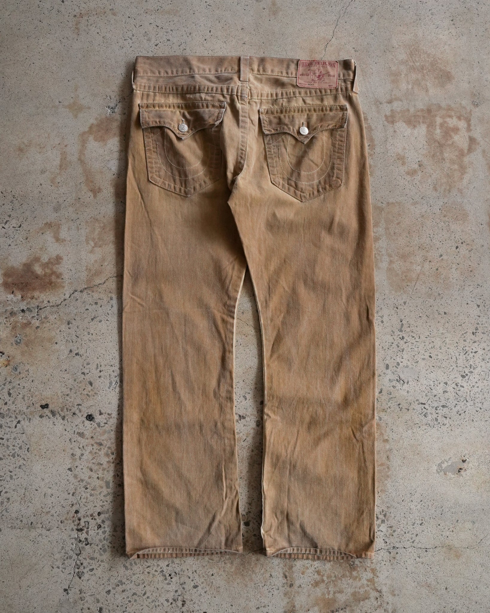 true religion waxed jeans