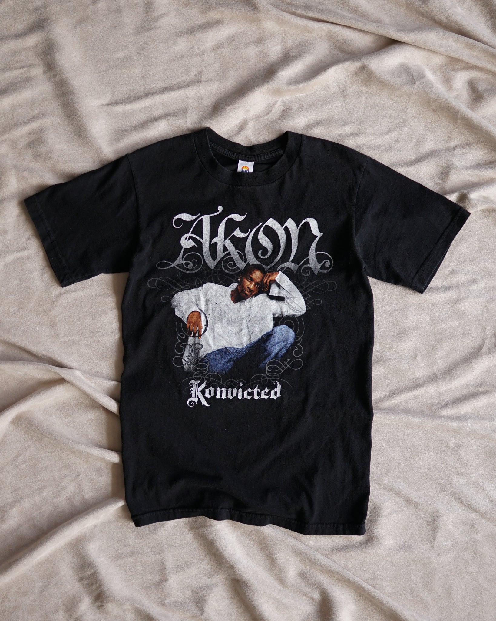 akon konvicted 2007 tour t-shirt