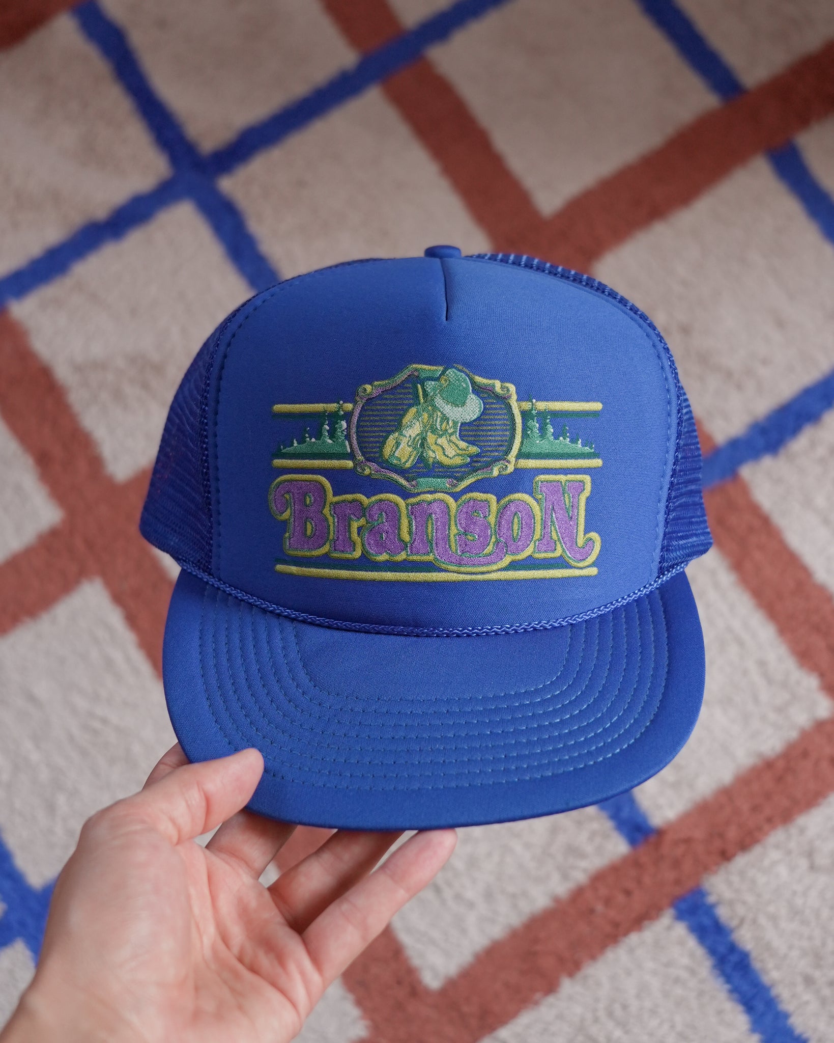 branson trucker hat