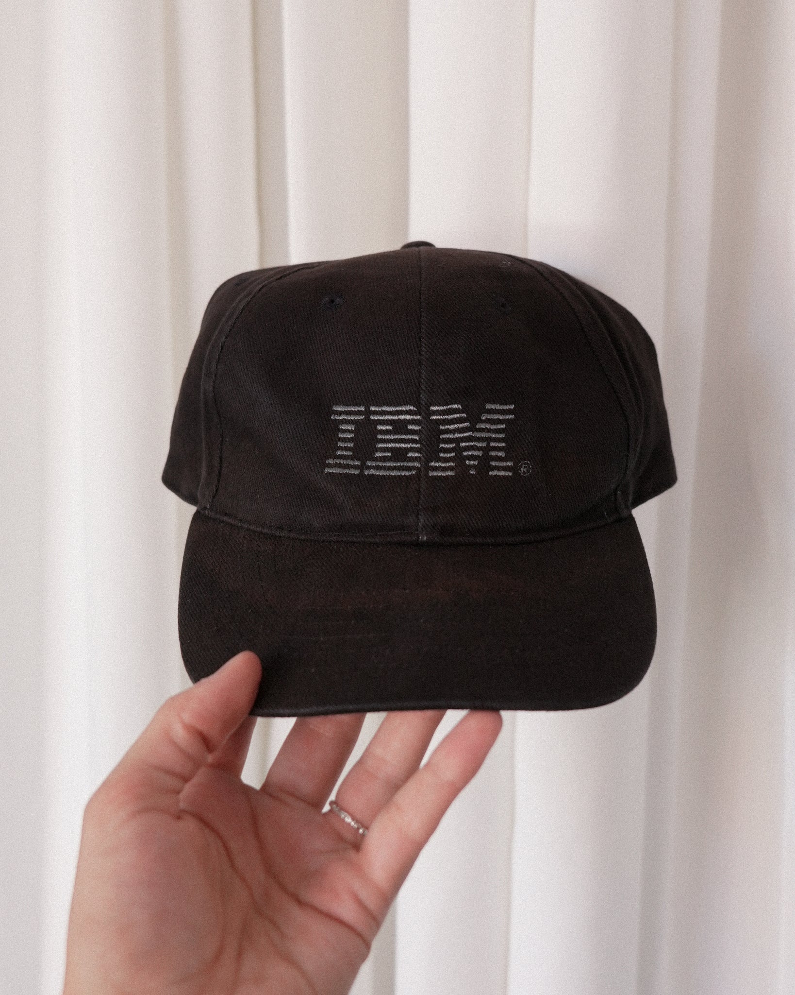 ibm strapback hat