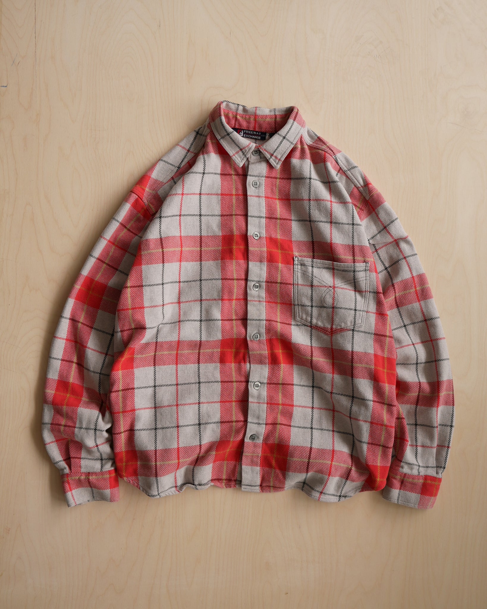 freeway exchange button-up flannel