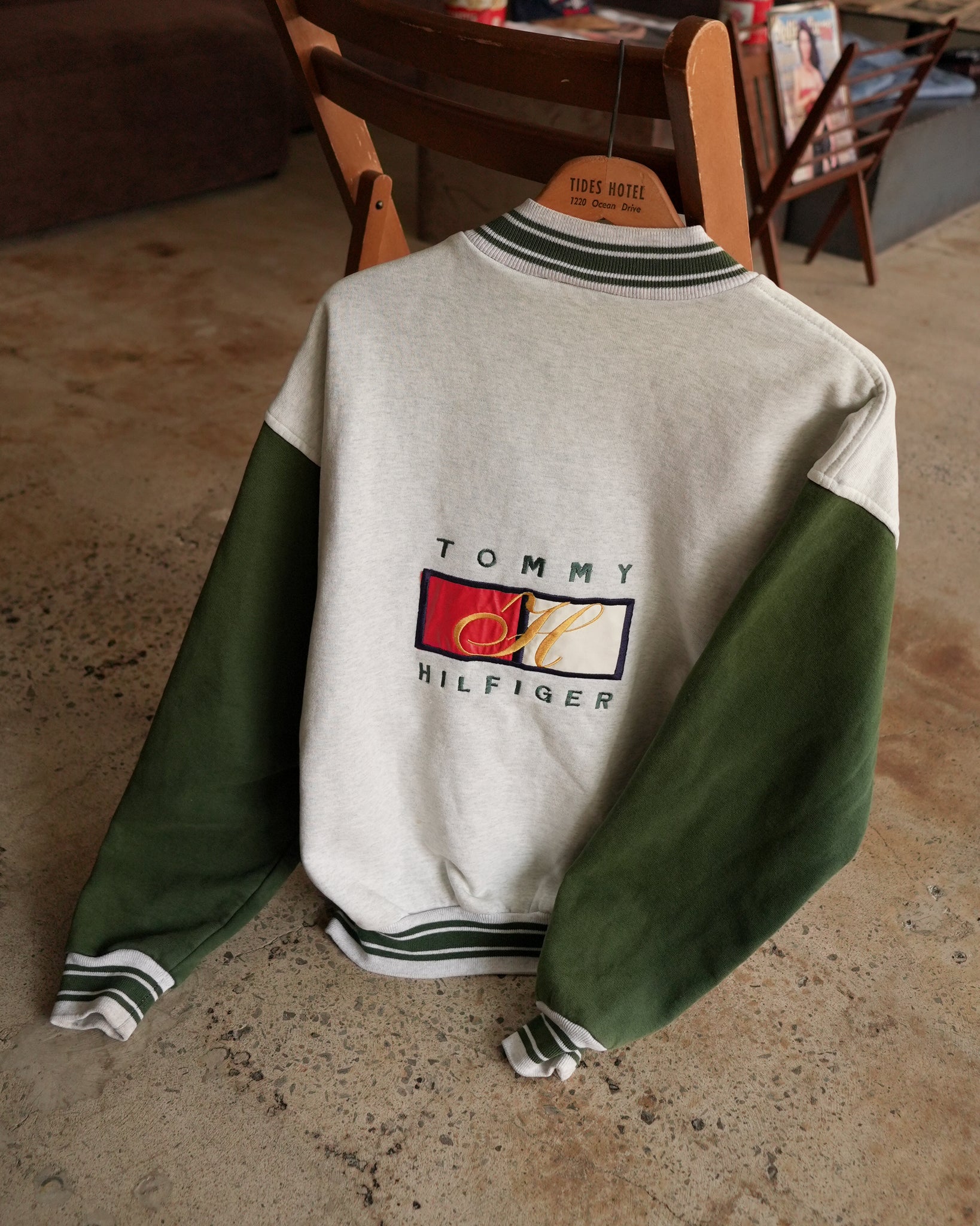 tommy hilfiger varsity jacket