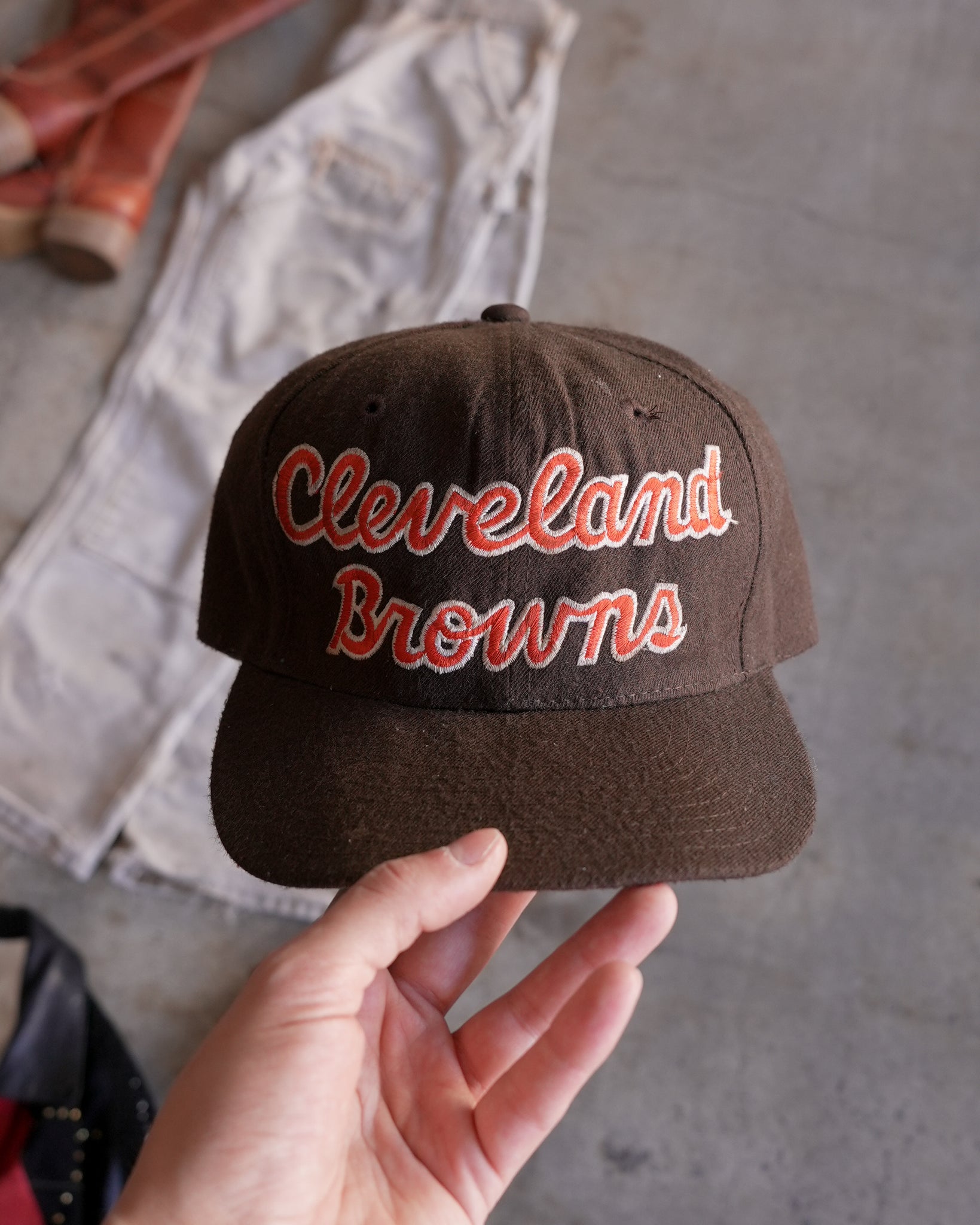 cleveland browns nfl starter snapback hat