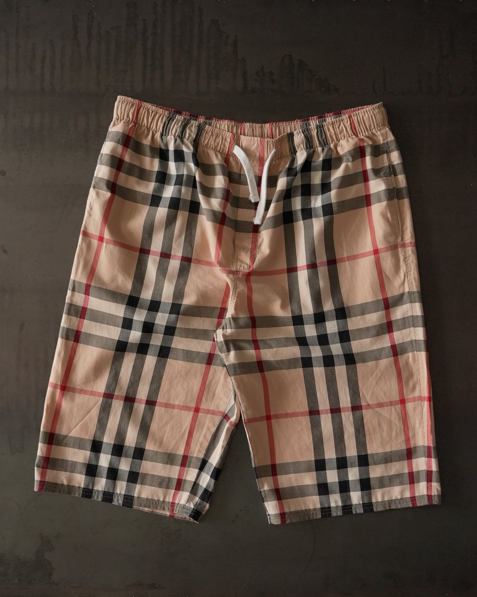 burberry body plaid shorts