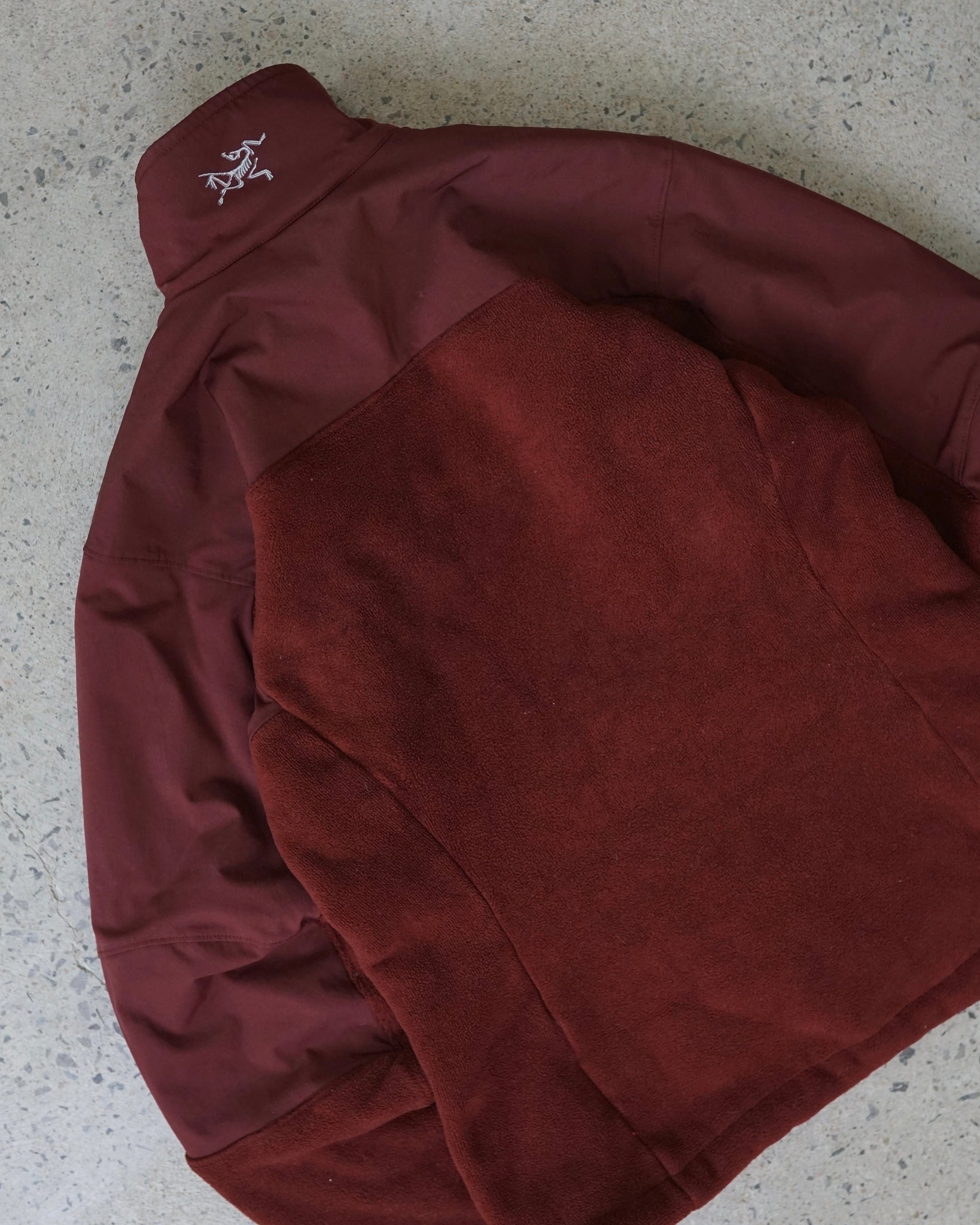 arc'teryx zip-up fleece