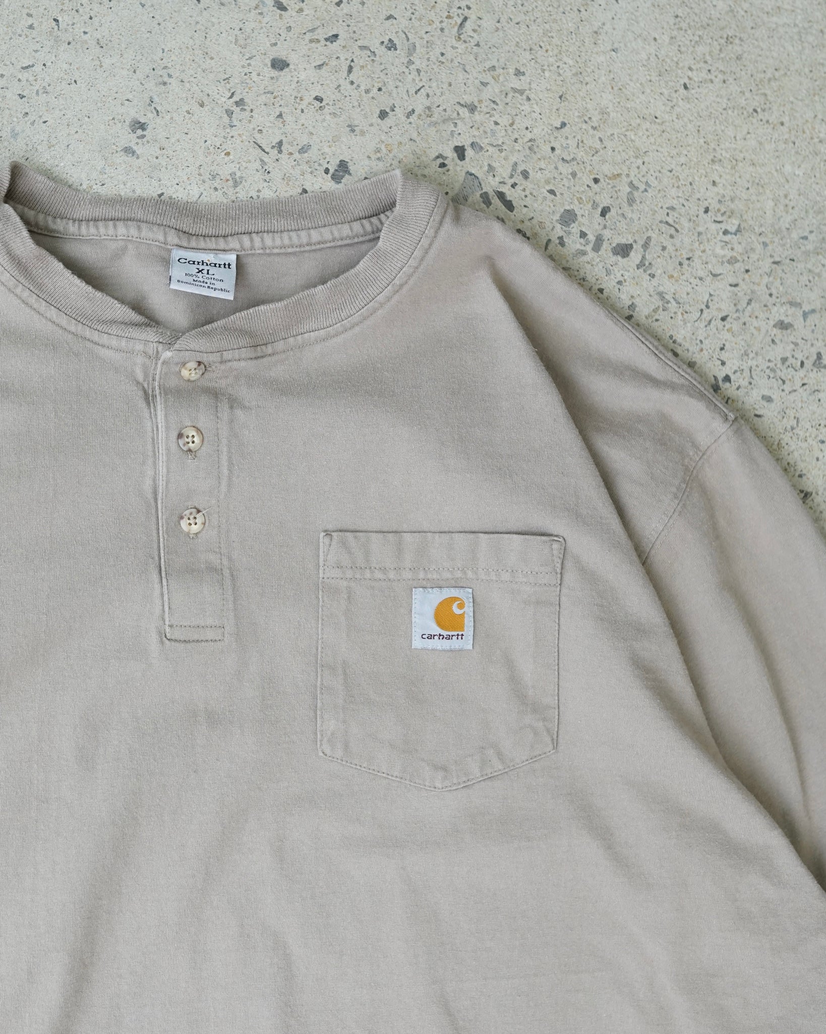 carhartt 1/4 button-up shirt