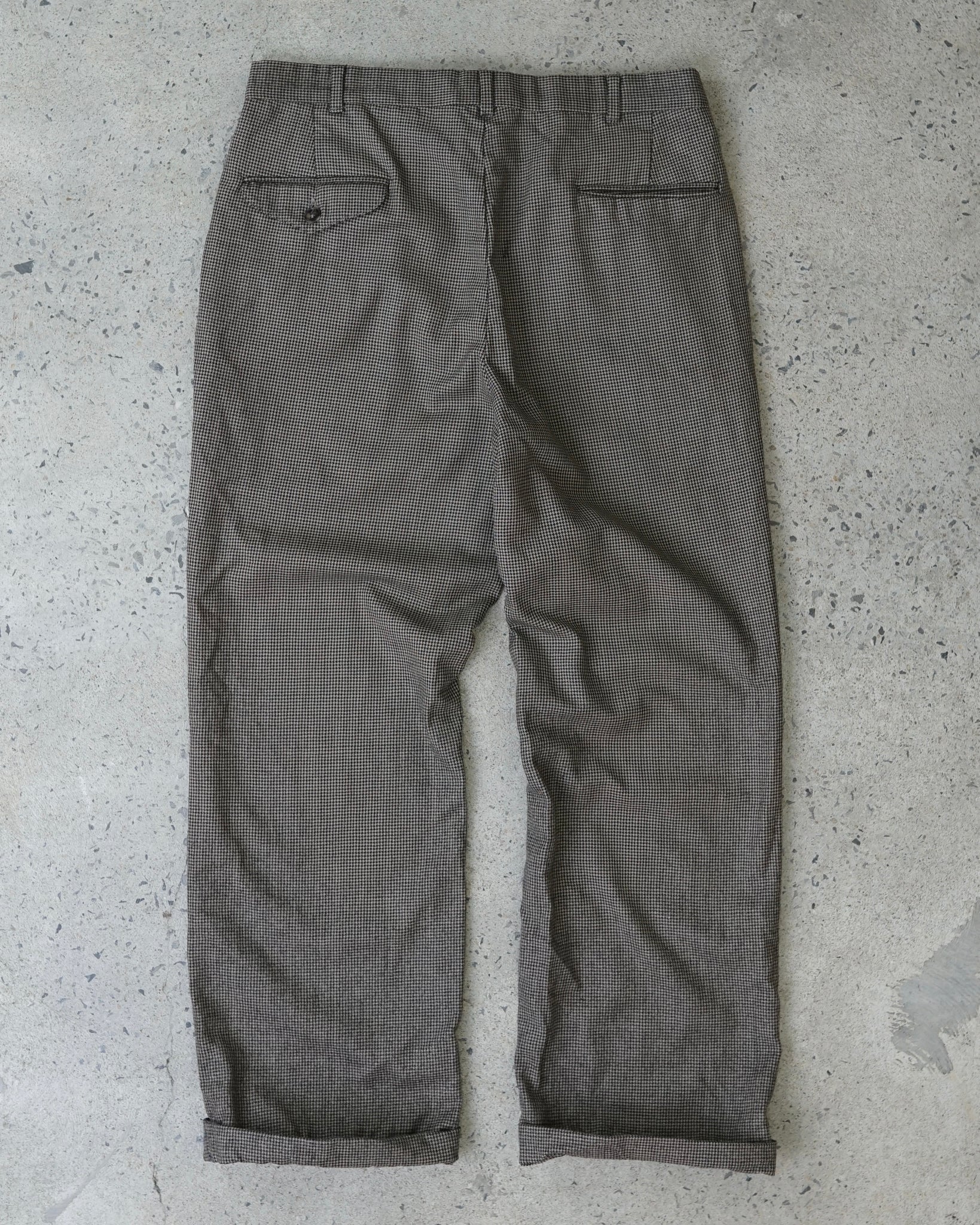 vintage herringbone trousers