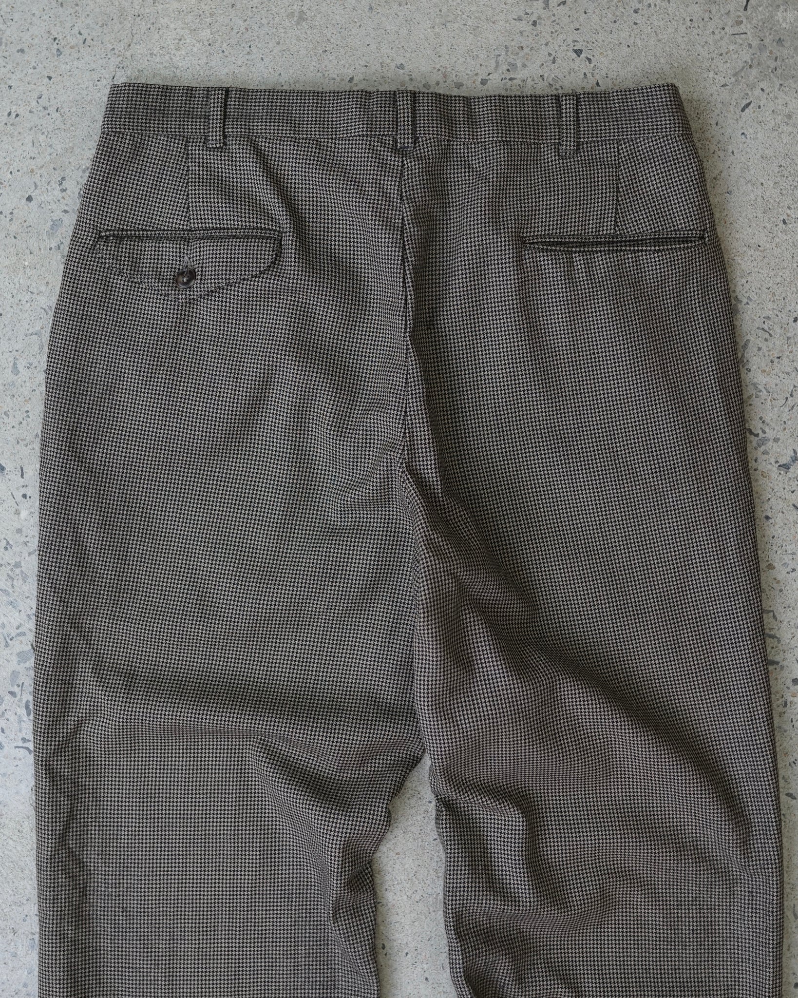 vintage herringbone trousers