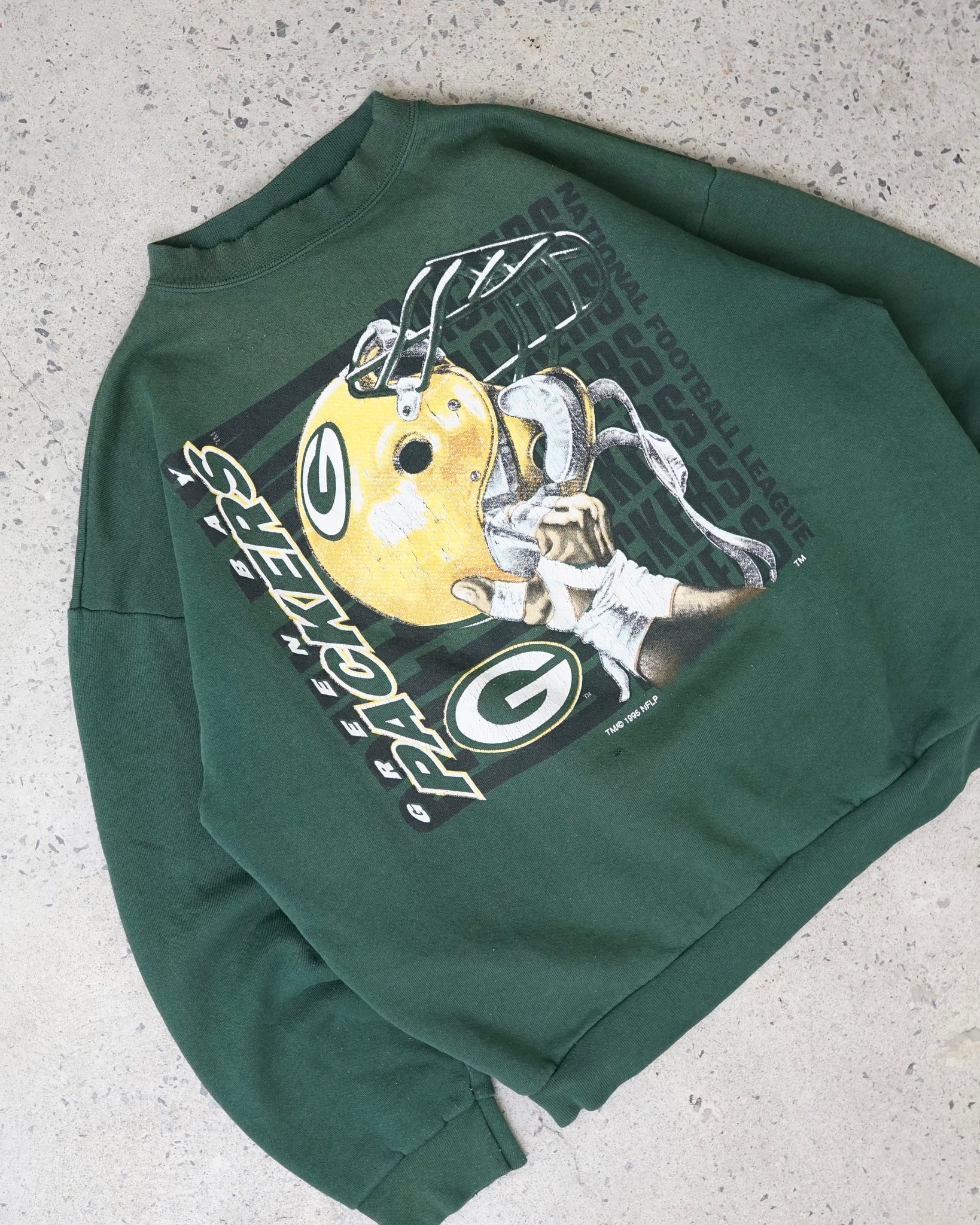 green bay packers 1995 crewneck