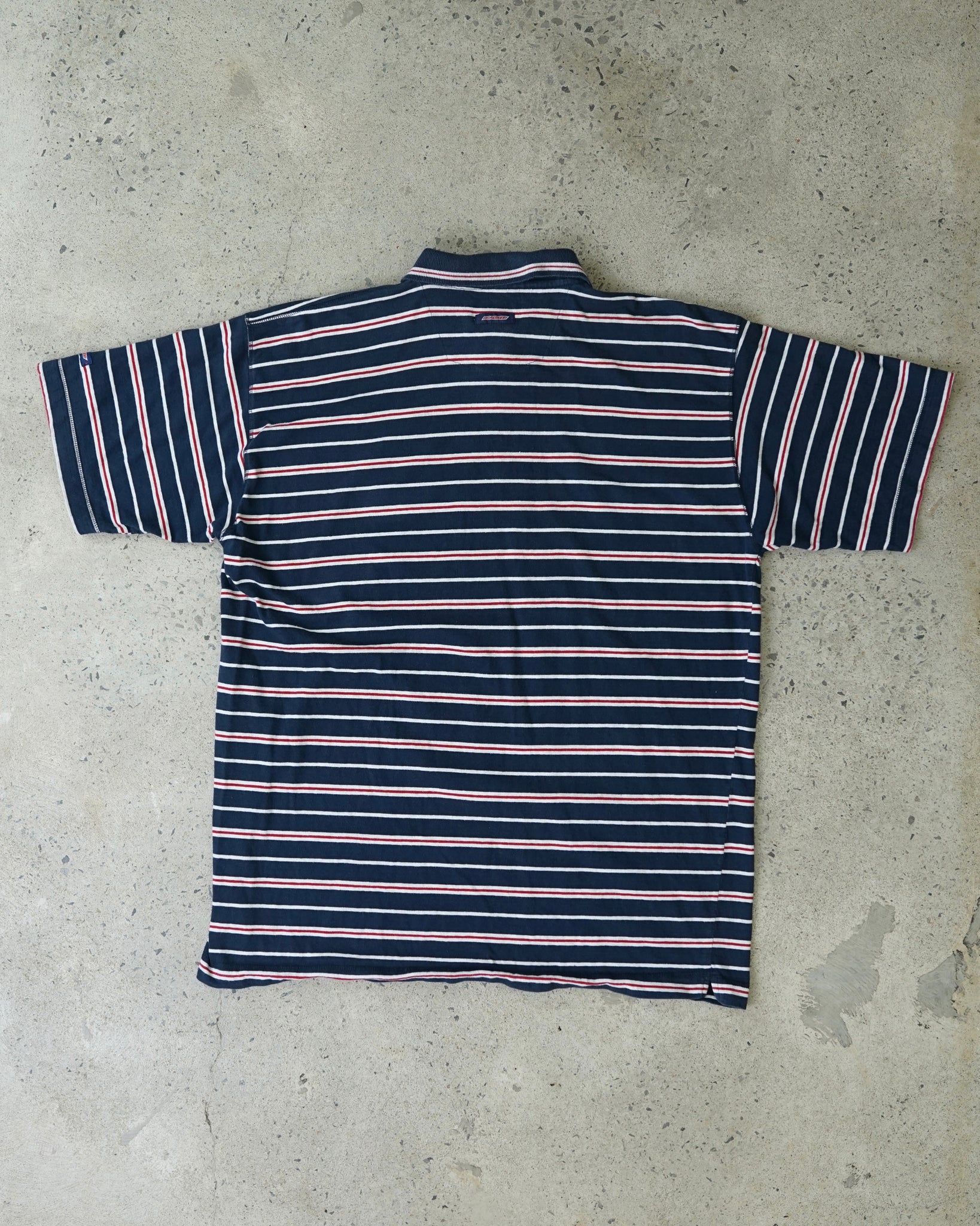 compagnie no excess polo zip-up t-shirt
