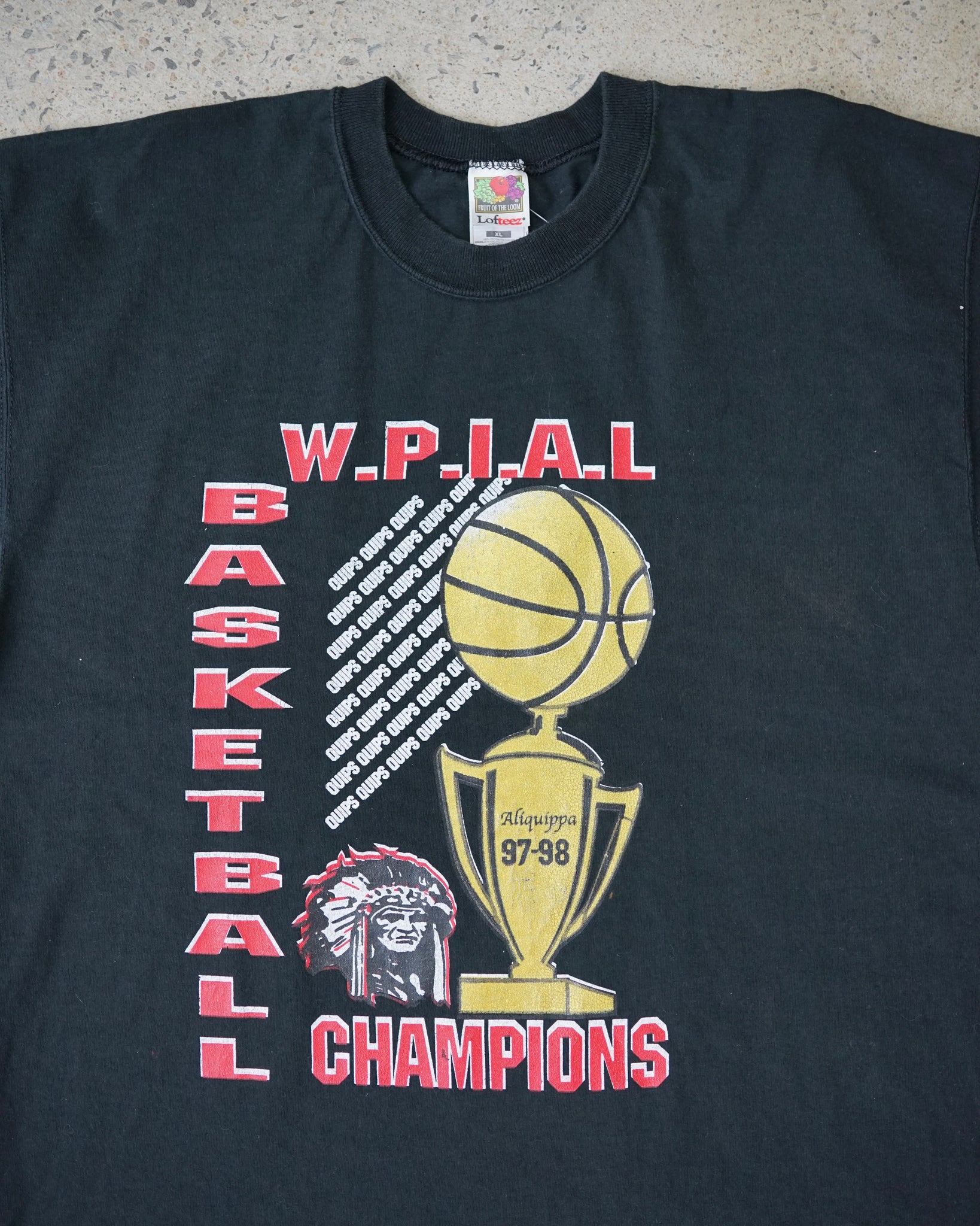 w.p.i.a.l basketball champions t-shirt - XL