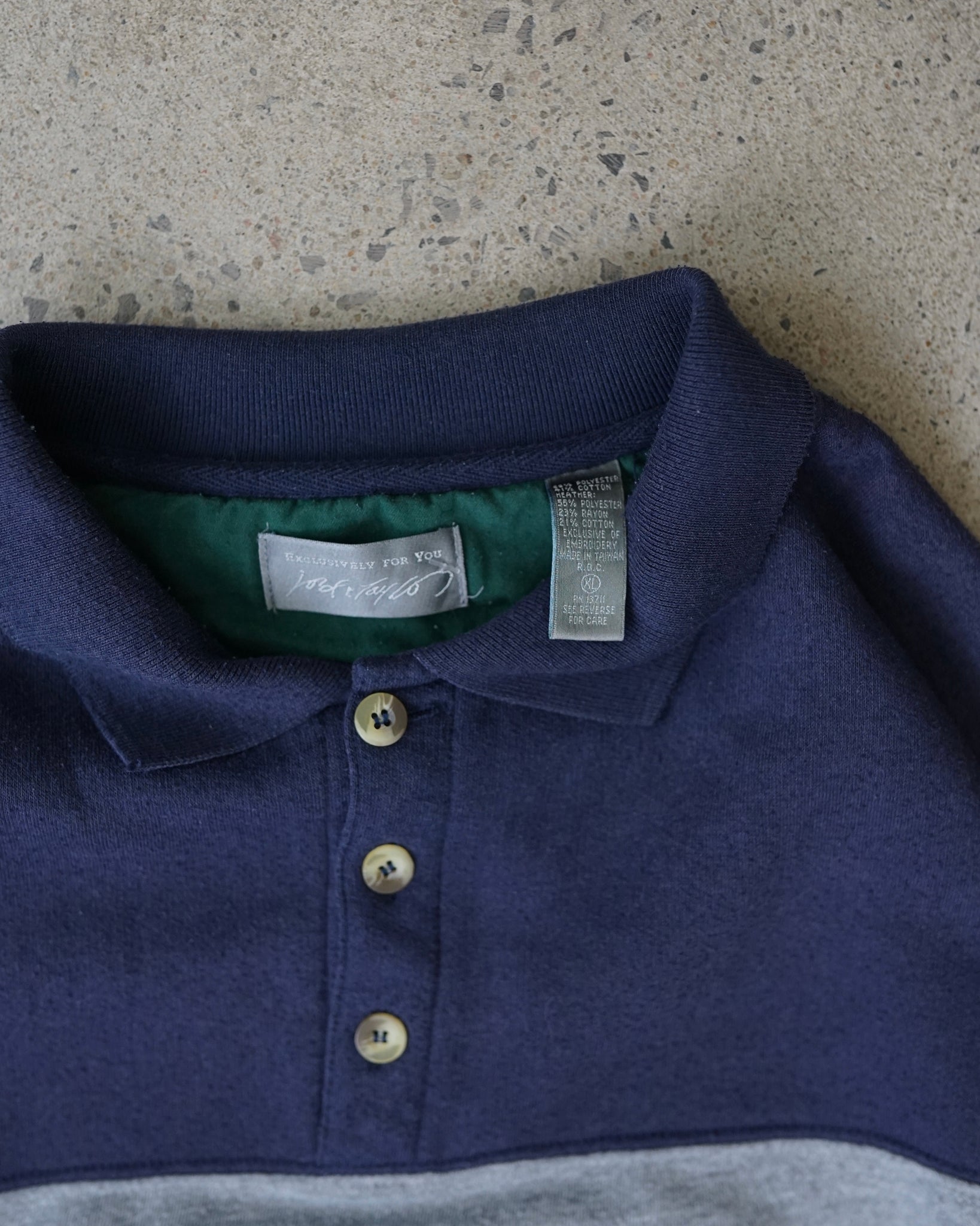 golf polo crewneck