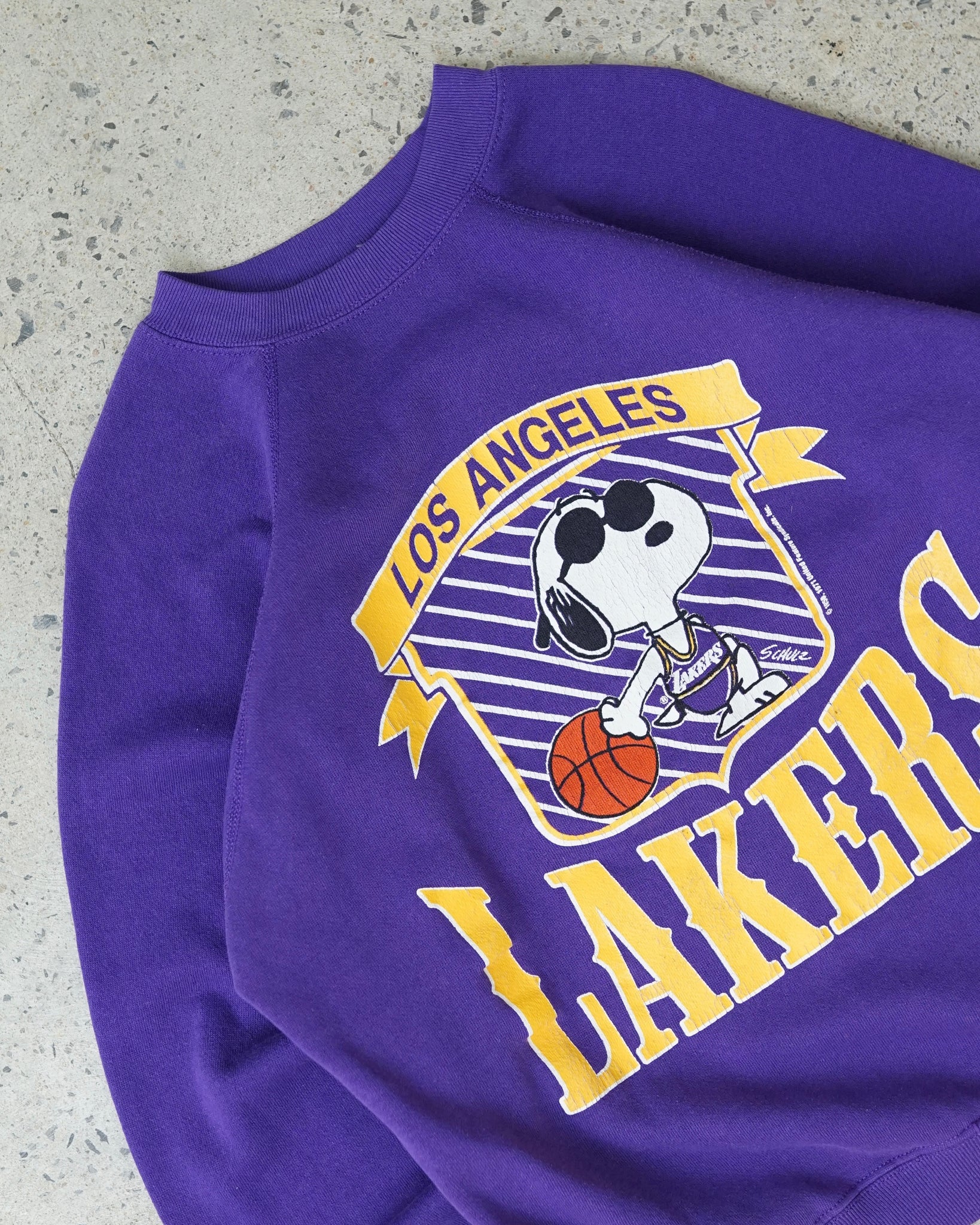 los angeles lakers crewneck - medium