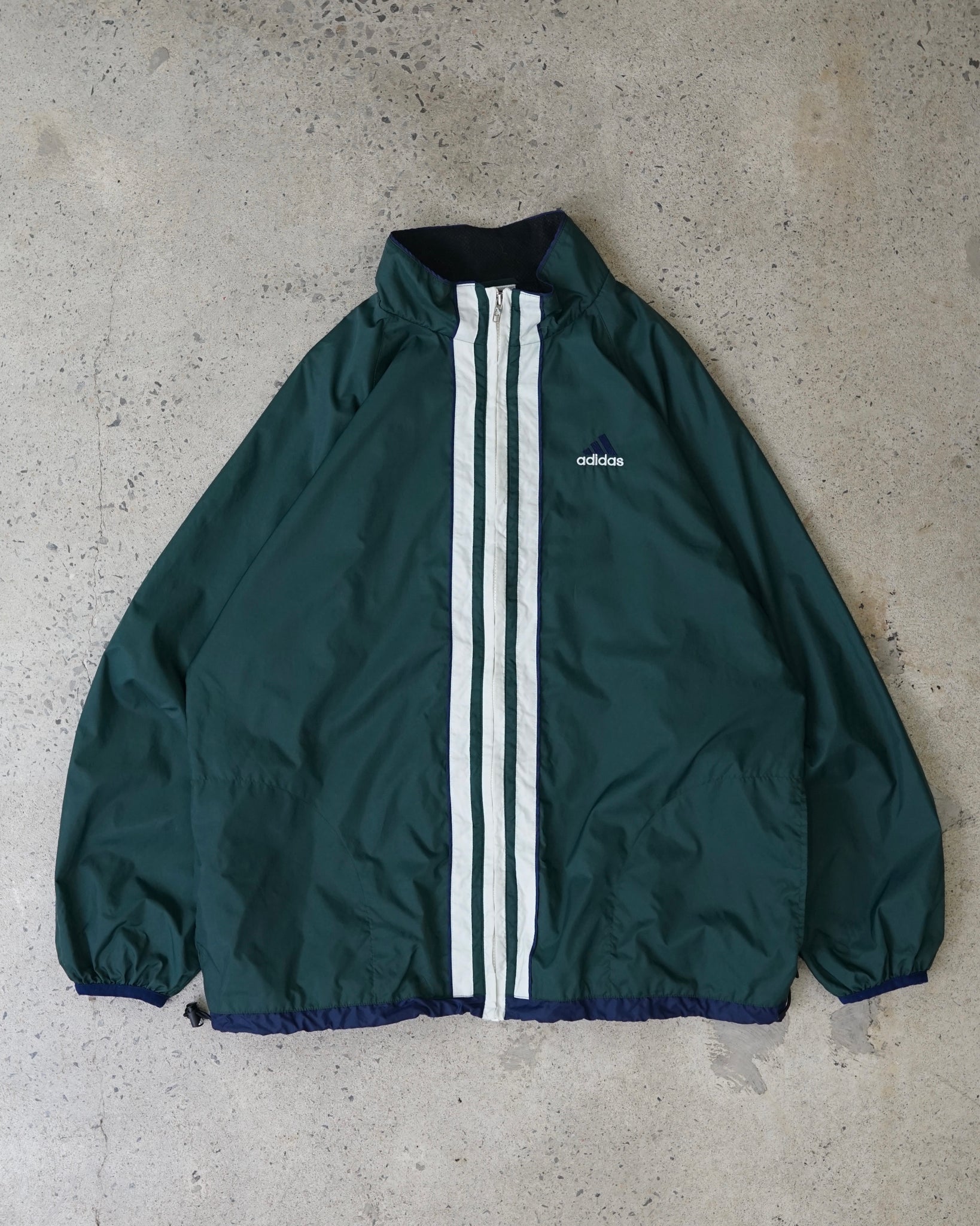 adidas zip-up windbreaker