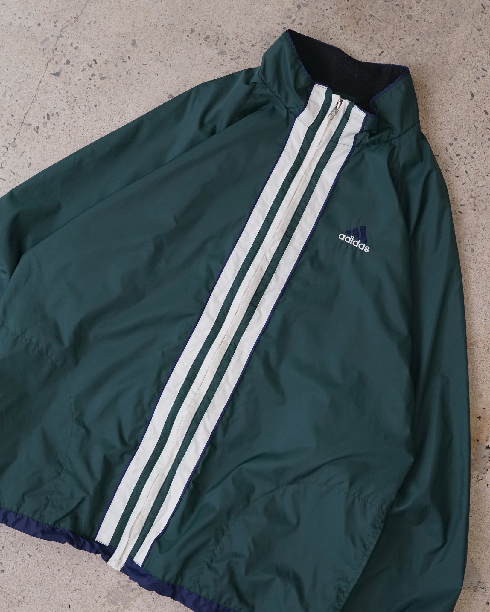 adidas zip-up windbreaker
