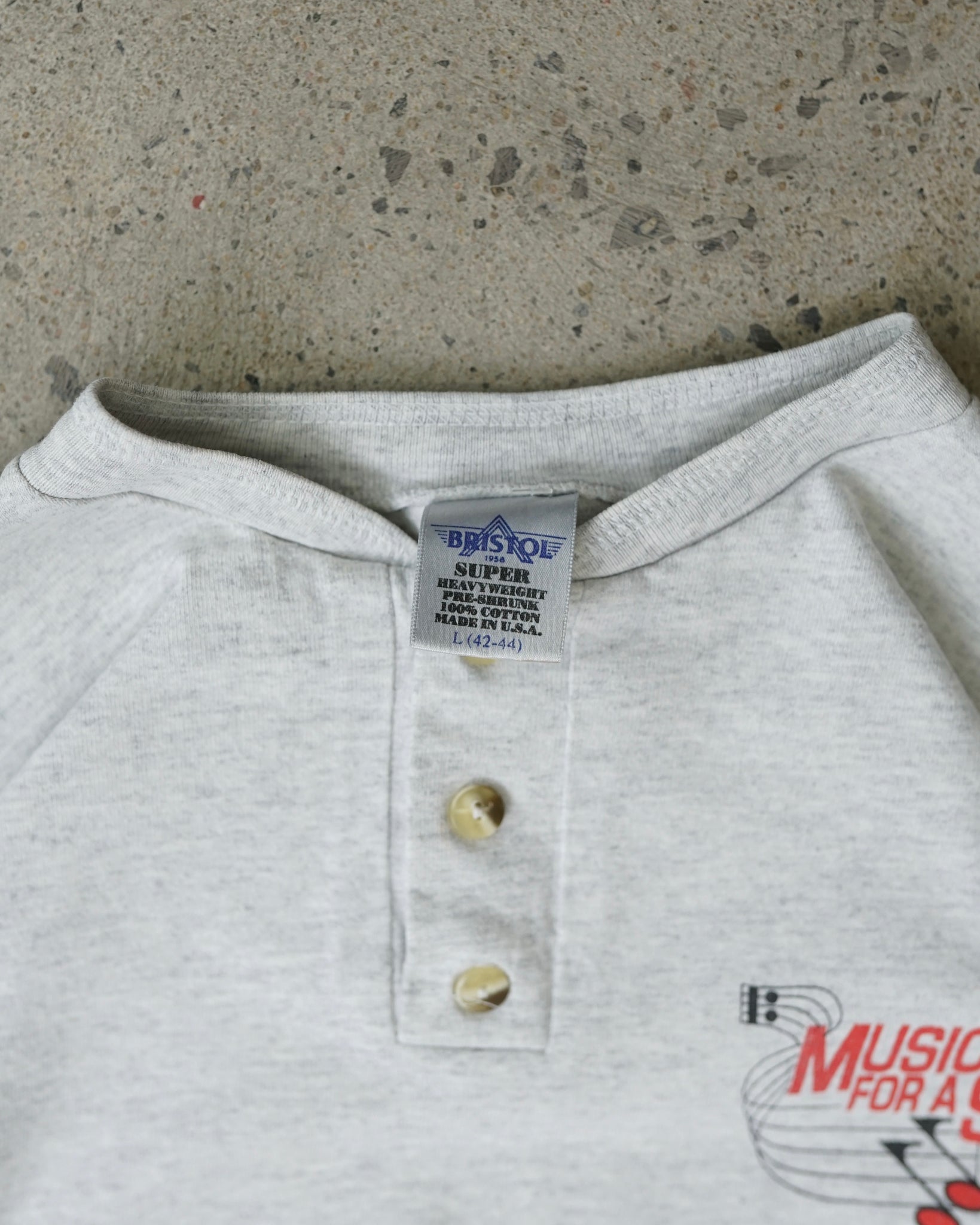 the beatles music for a song henley longsleeve