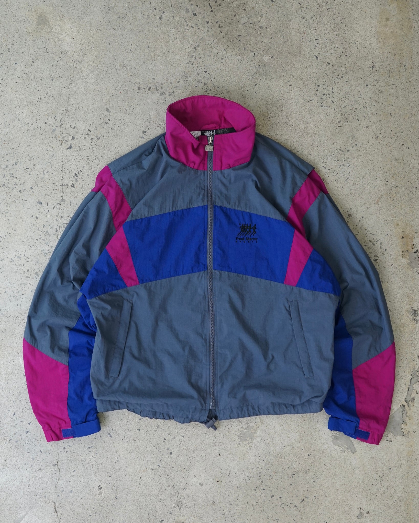 frank shorter sports zip-up windbreaker