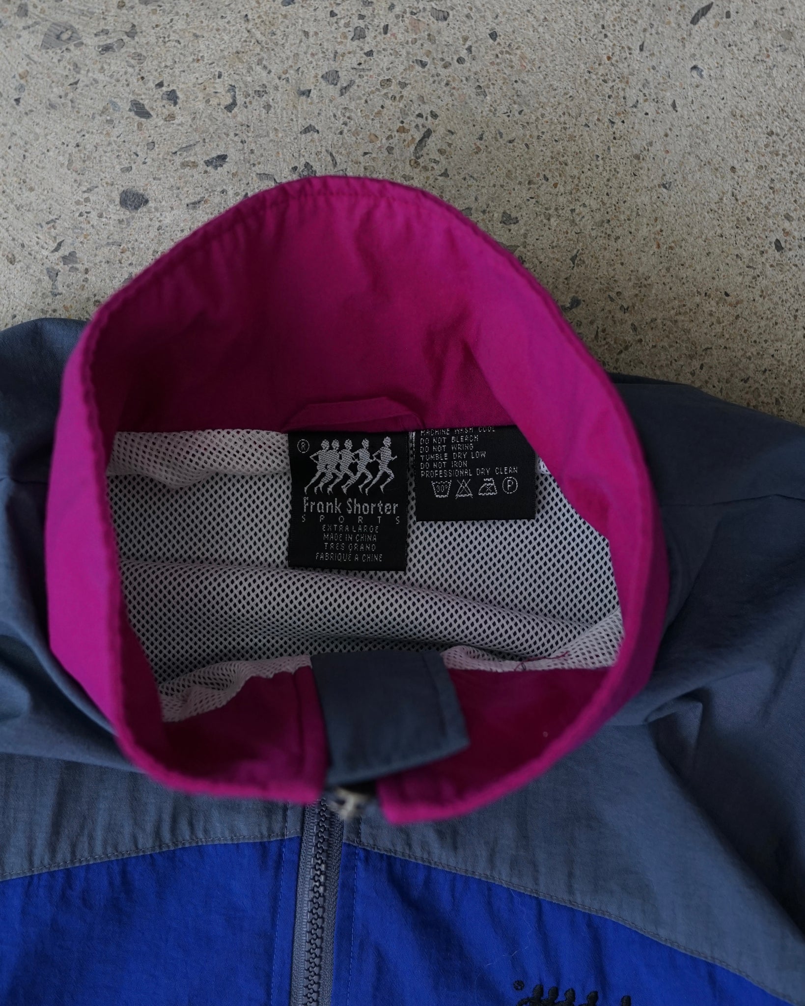frank shorter sports zip-up windbreaker