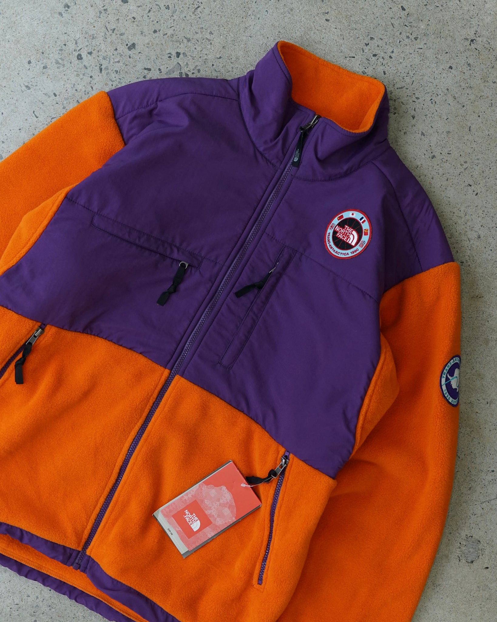 the north face trans-antartica expedition deadstock denali fleece