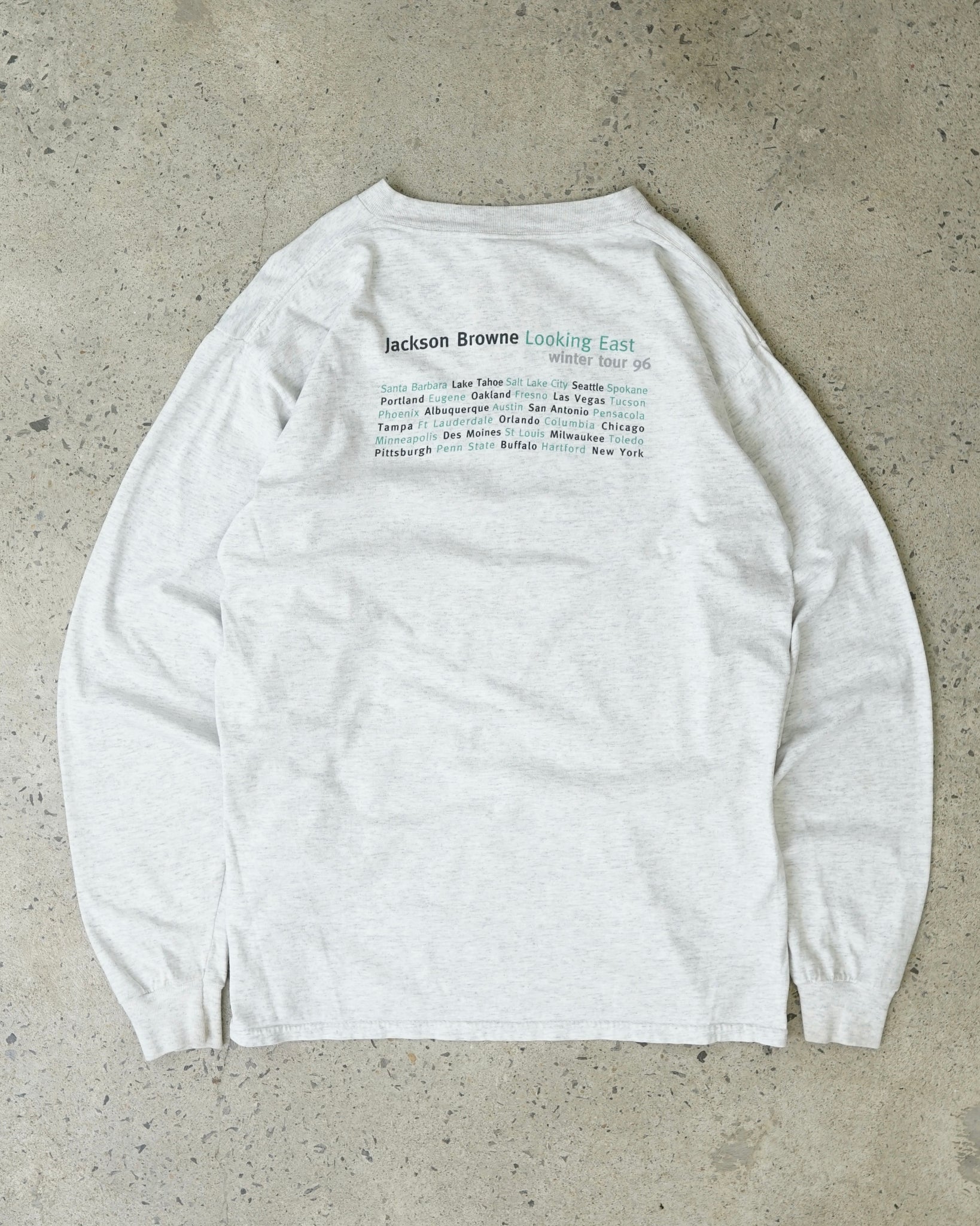 jackson browne tour 1996 band longsleeve