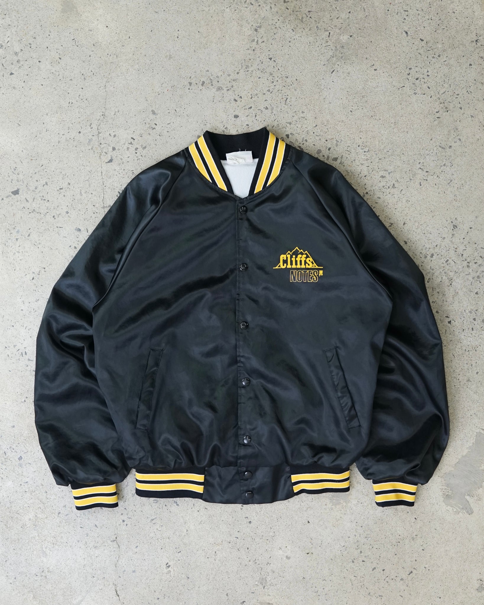 cliffs notes inc. satin jacket