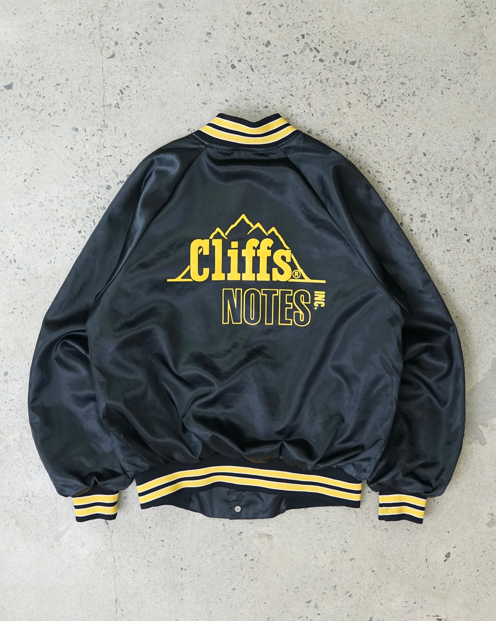 cliffs notes inc. satin jacket