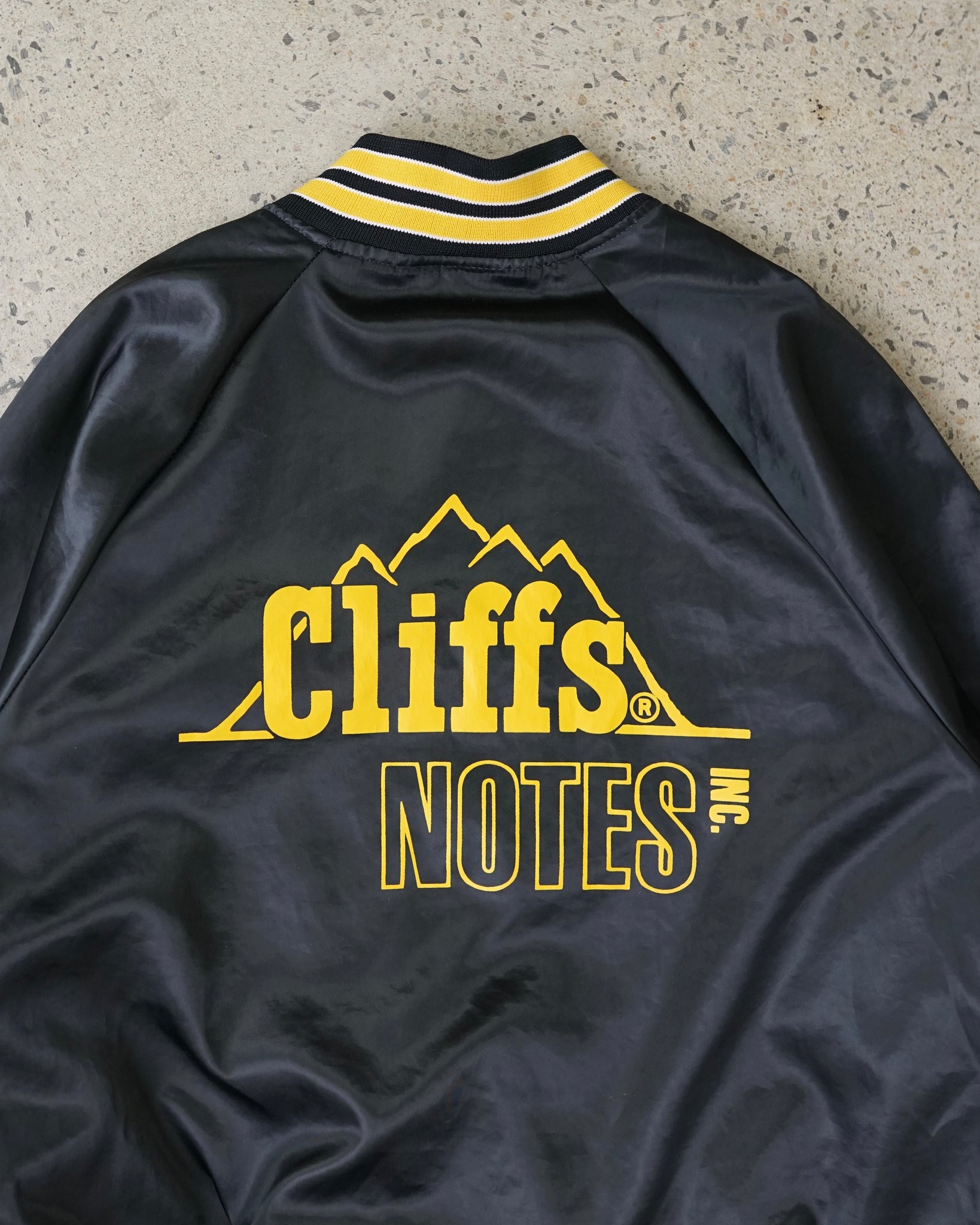 cliffs notes inc. satin jacket