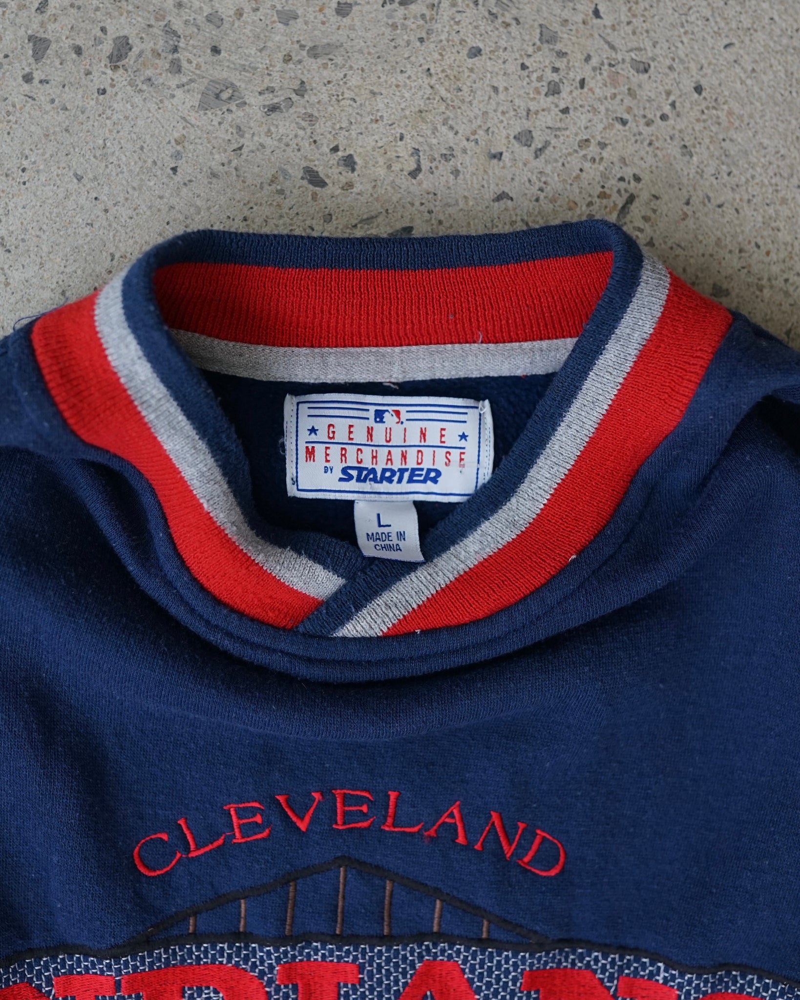 cleveland indians baseball mlb starter crewneck