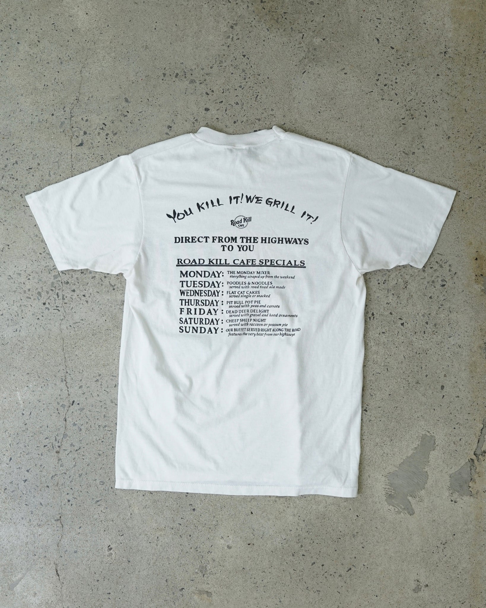 road kill cafe t-shirt