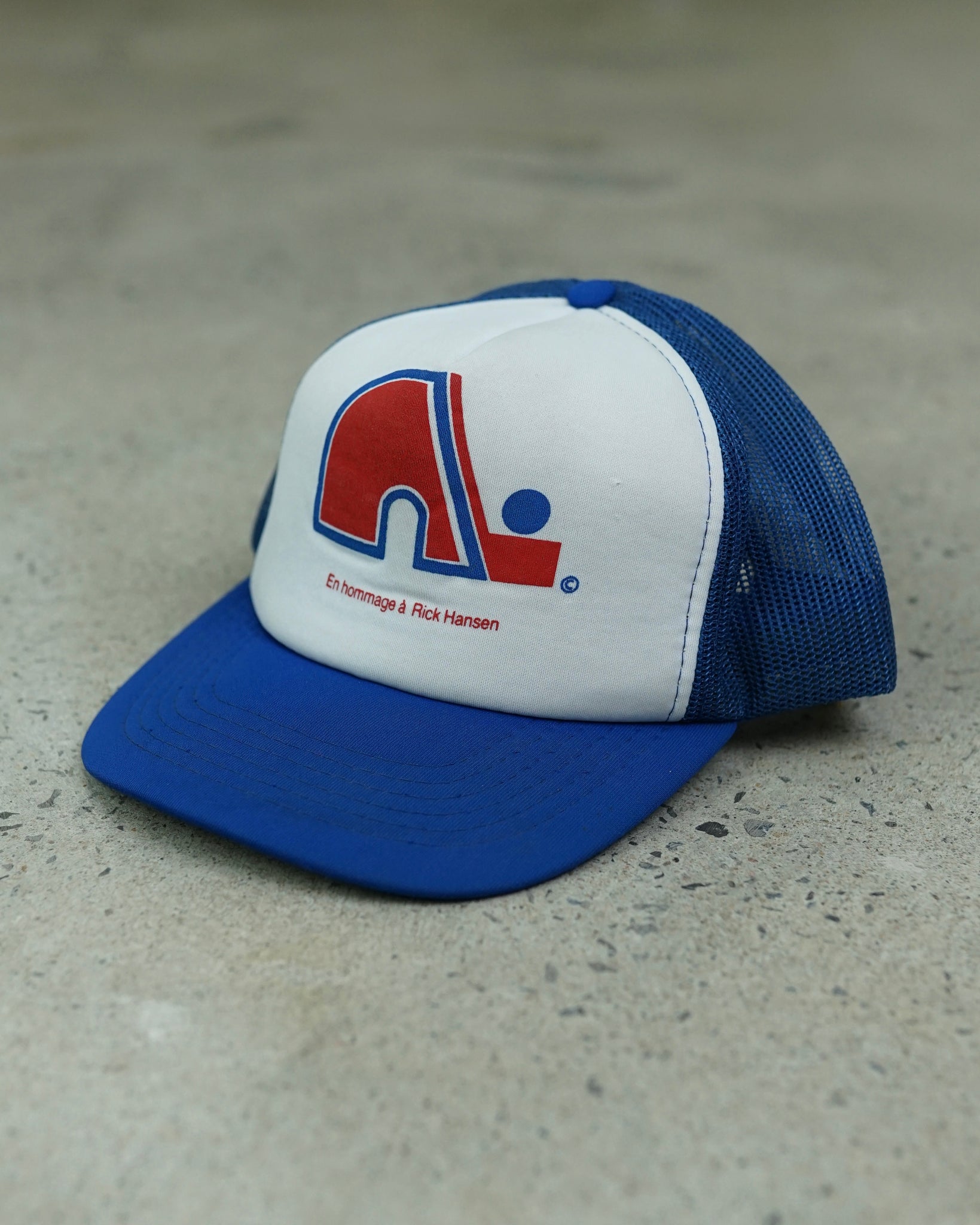 quebec nordiques trucker hat