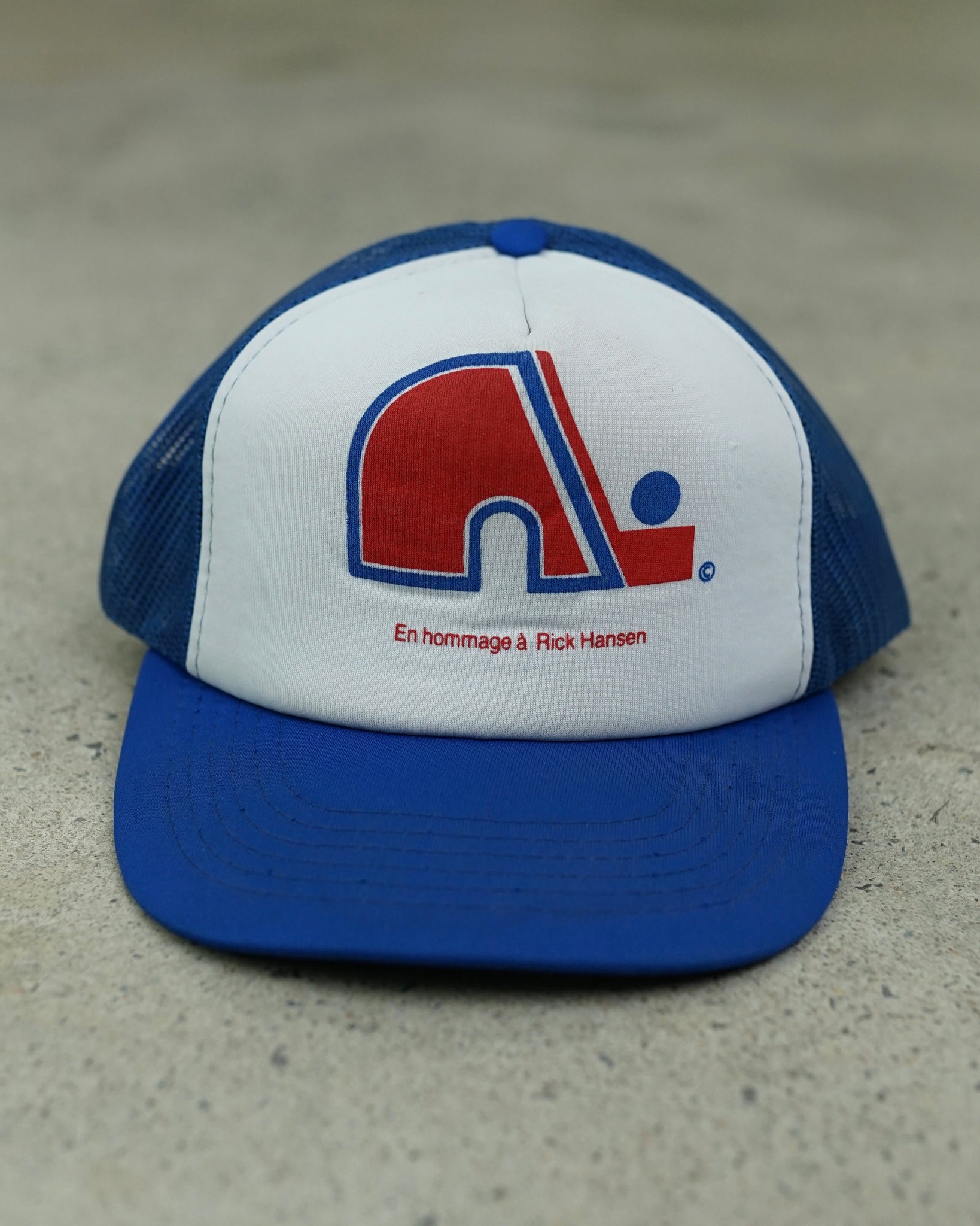 quebec nordiques trucker hat