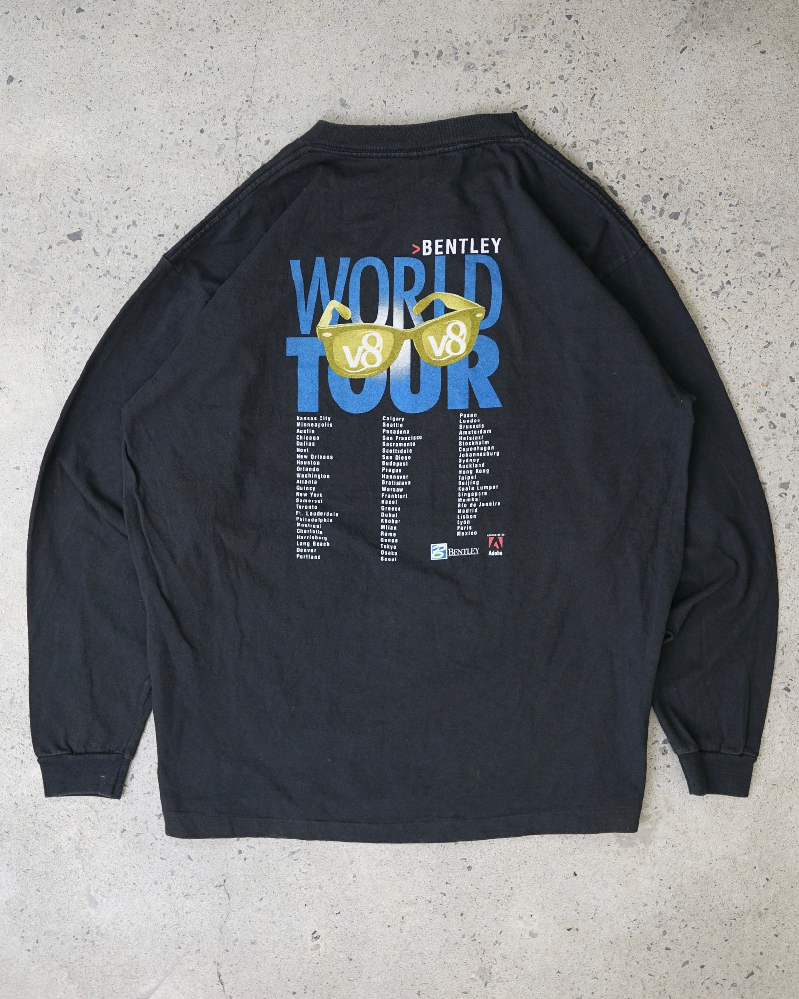 bentley world tour shirt - XL