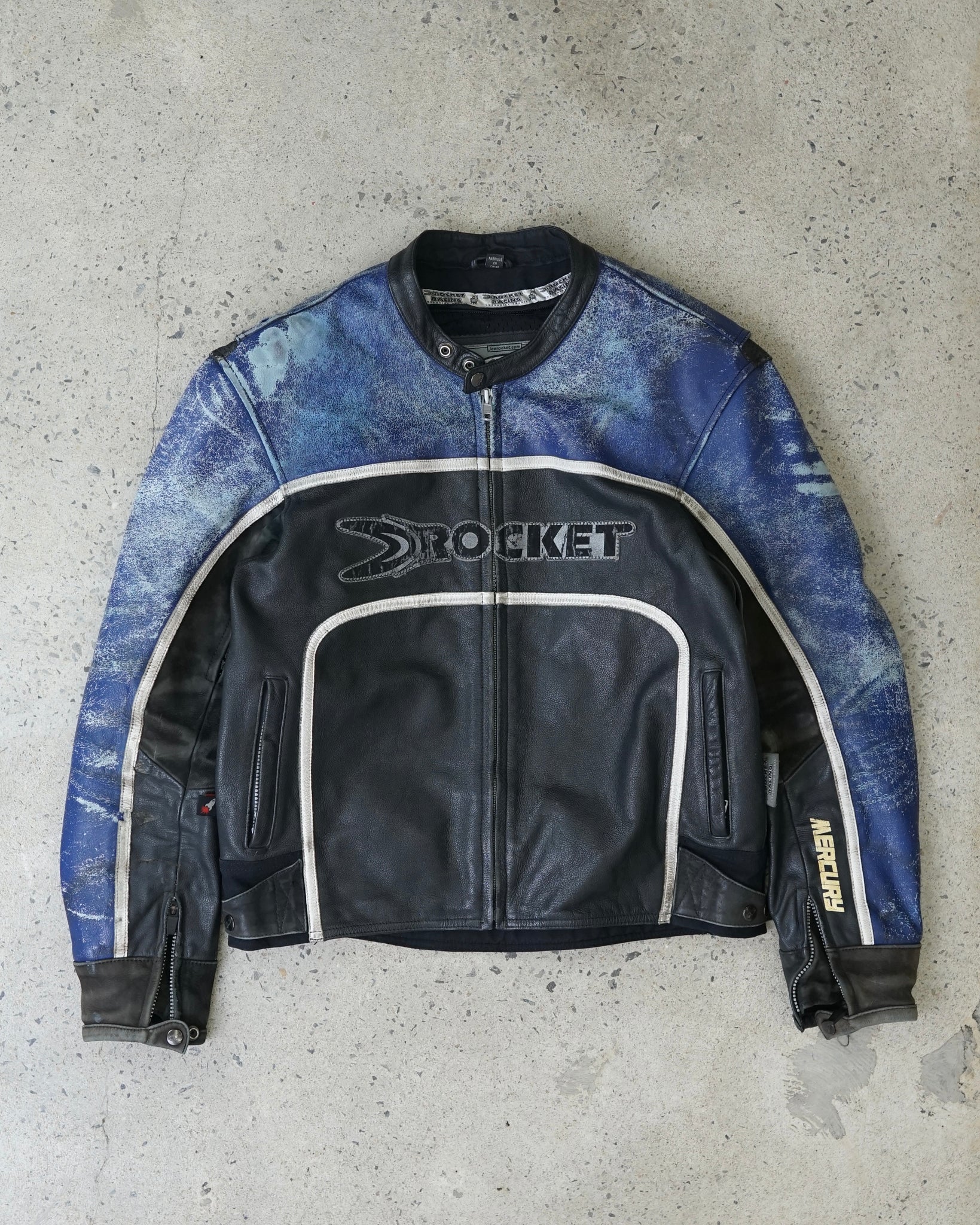 rocket racing leather jacket