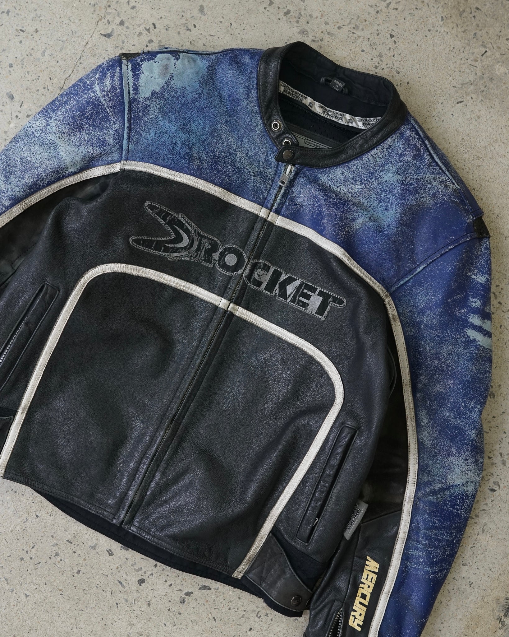 rocket racing leather jacket