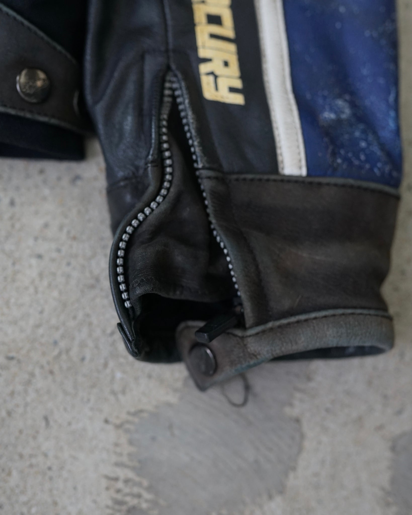 rocket racing leather jacket