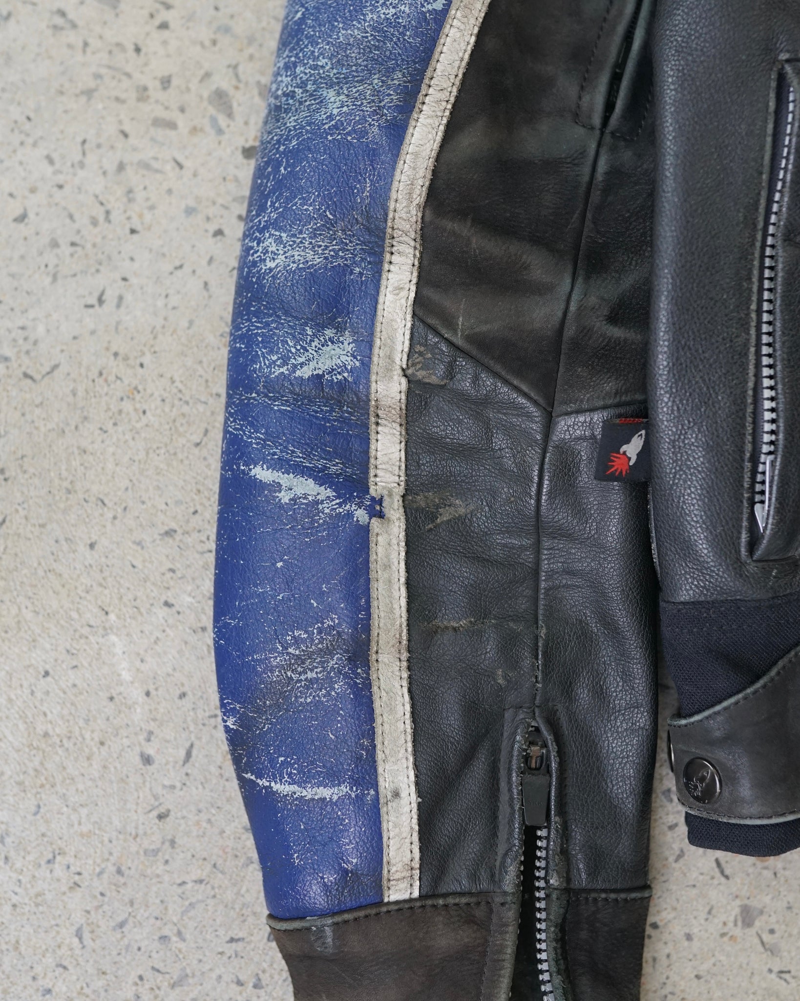 rocket racing leather jacket