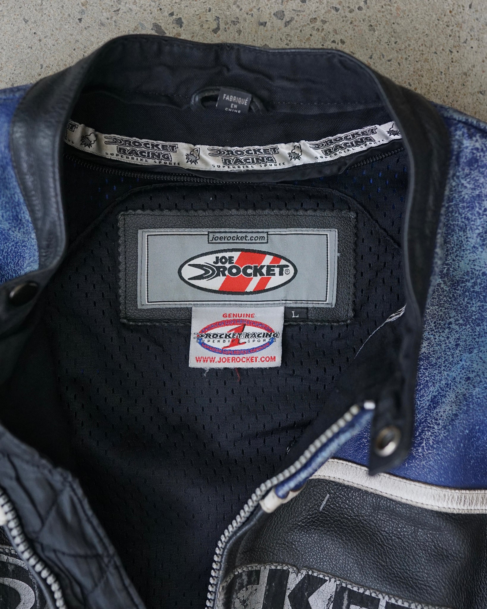 rocket racing leather jacket