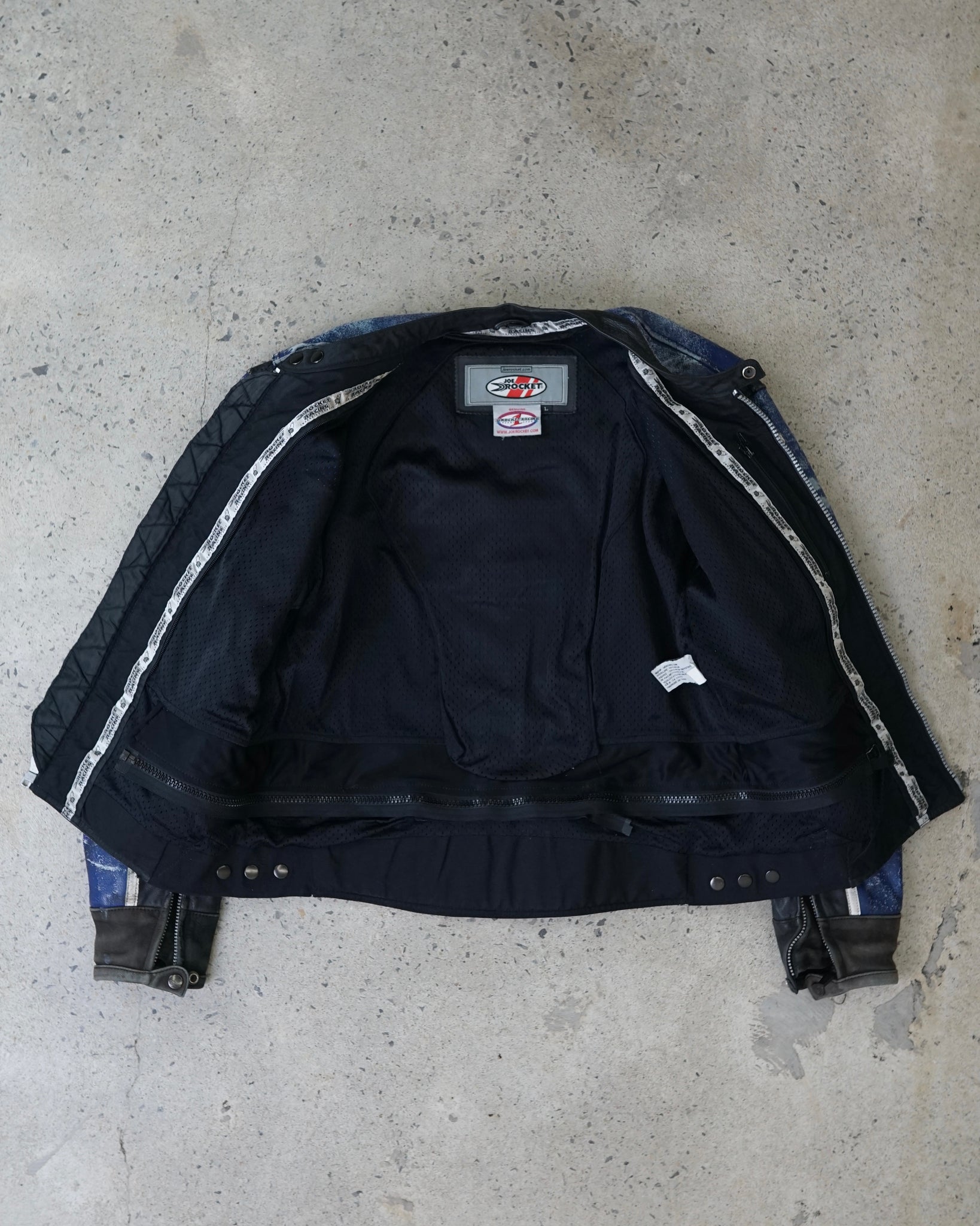 rocket racing leather jacket