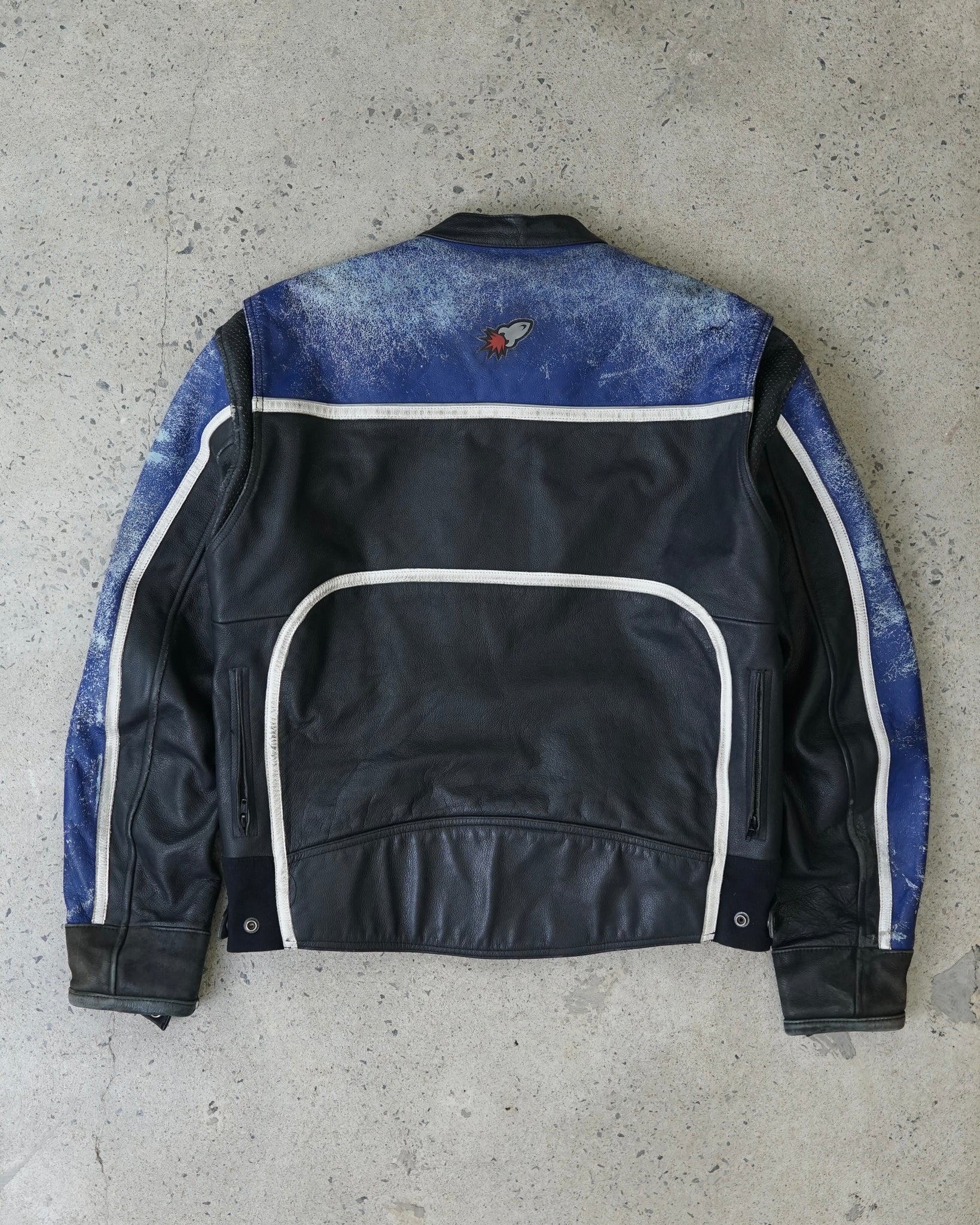 rocket racing leather jacket