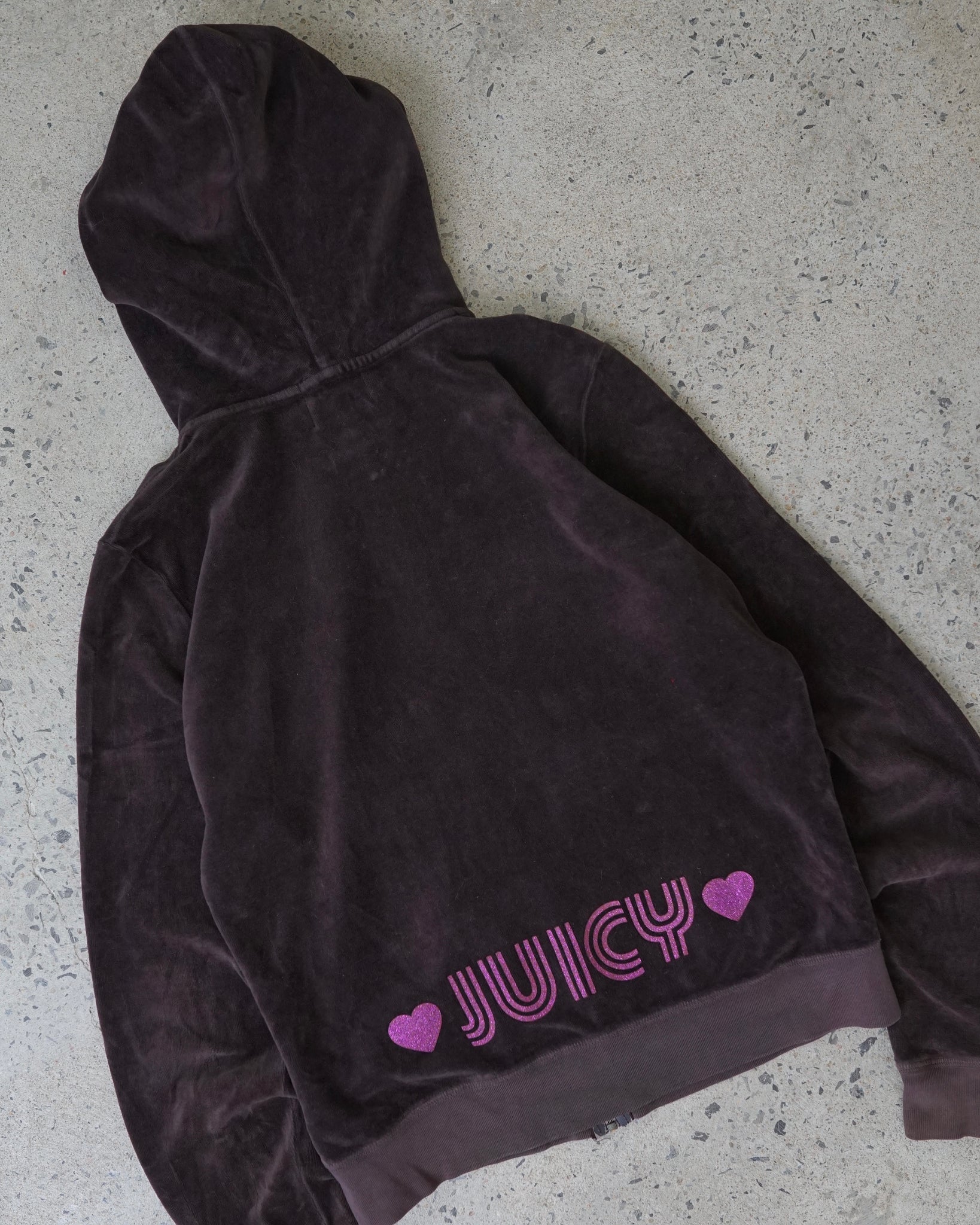 juicy couture zip-up hoodie