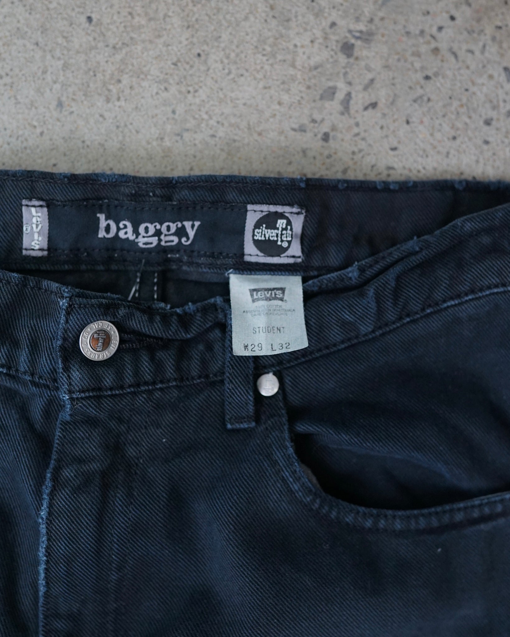 levi's silver tab baggy jeans