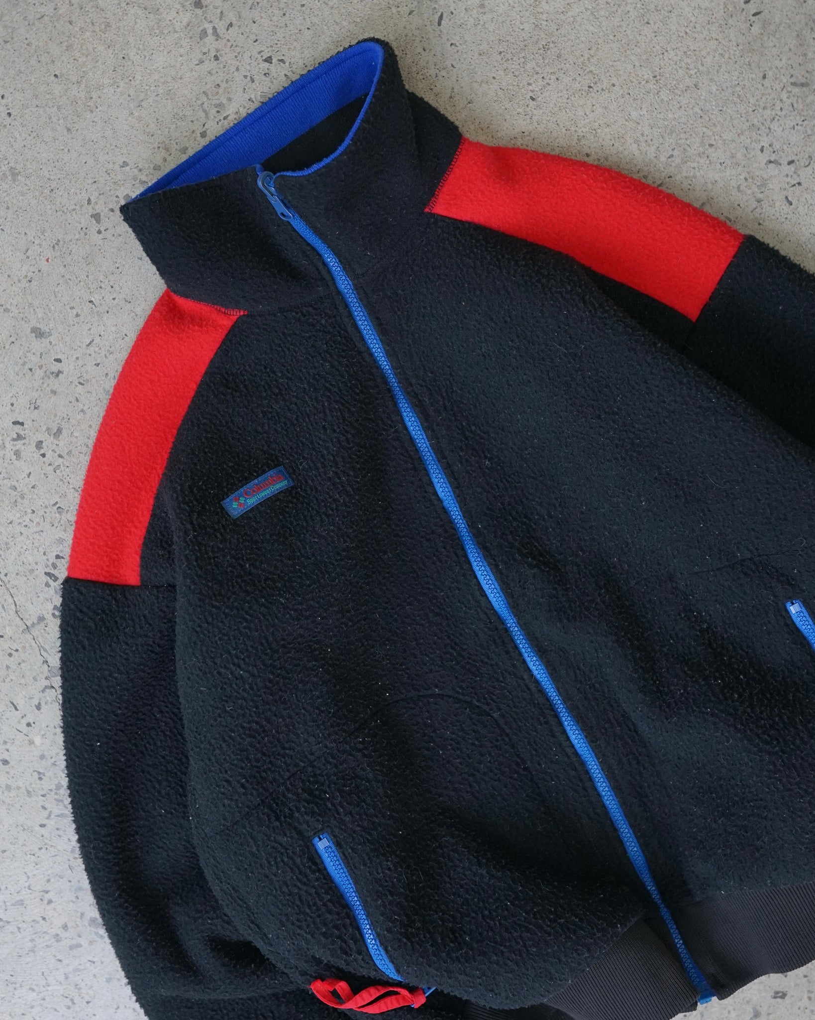 columbia zip-up fleece