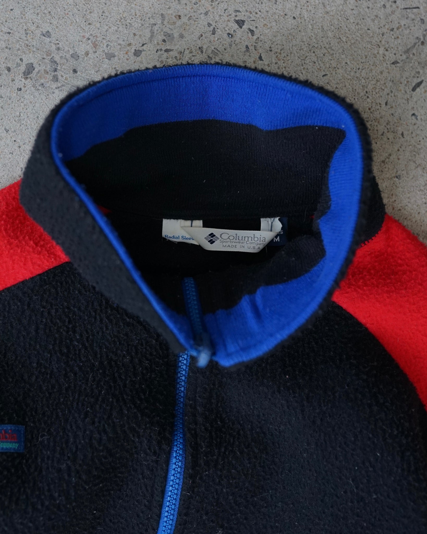 columbia zip-up fleece