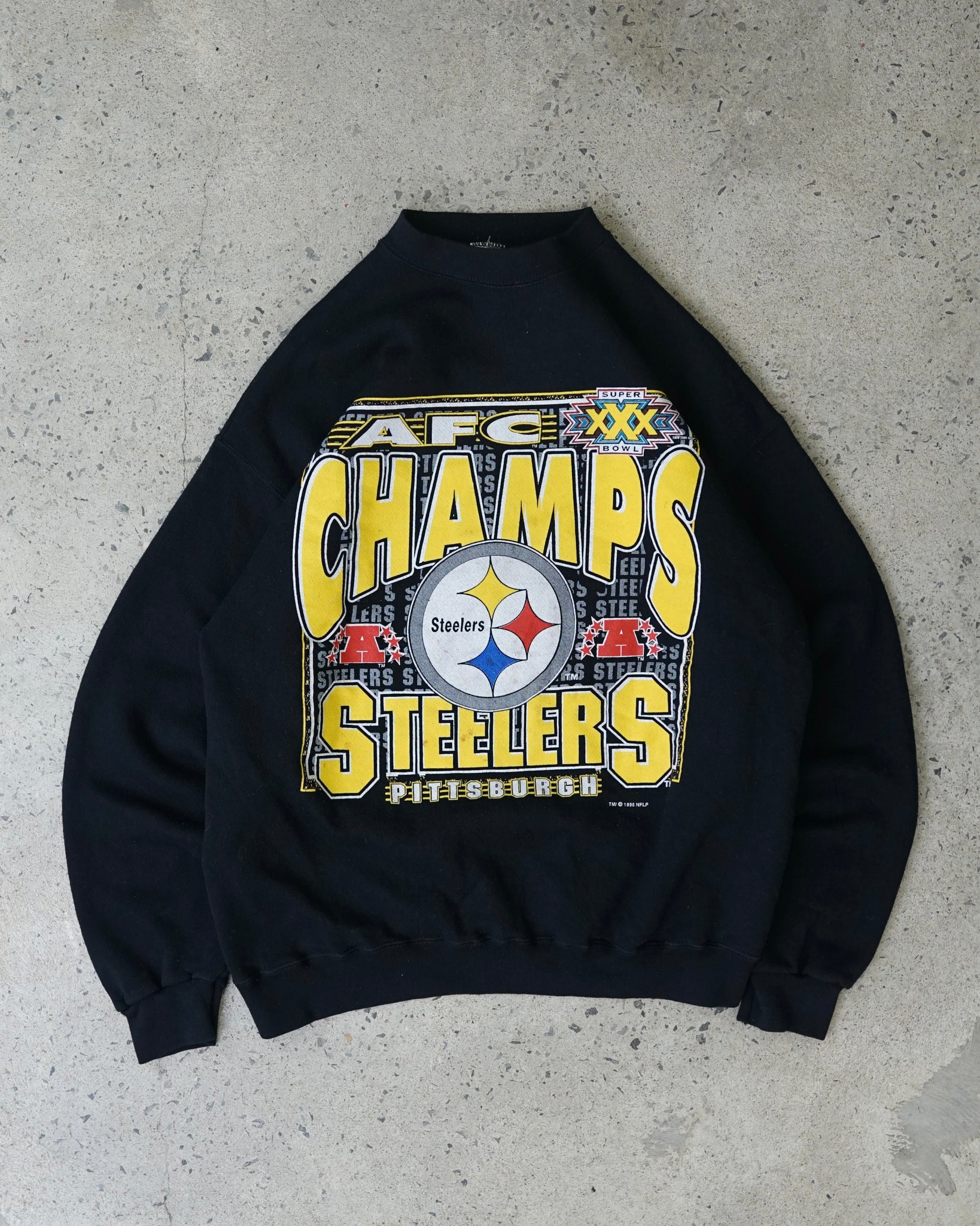 pittsburgh steelers nfl 1996 champs crewneck