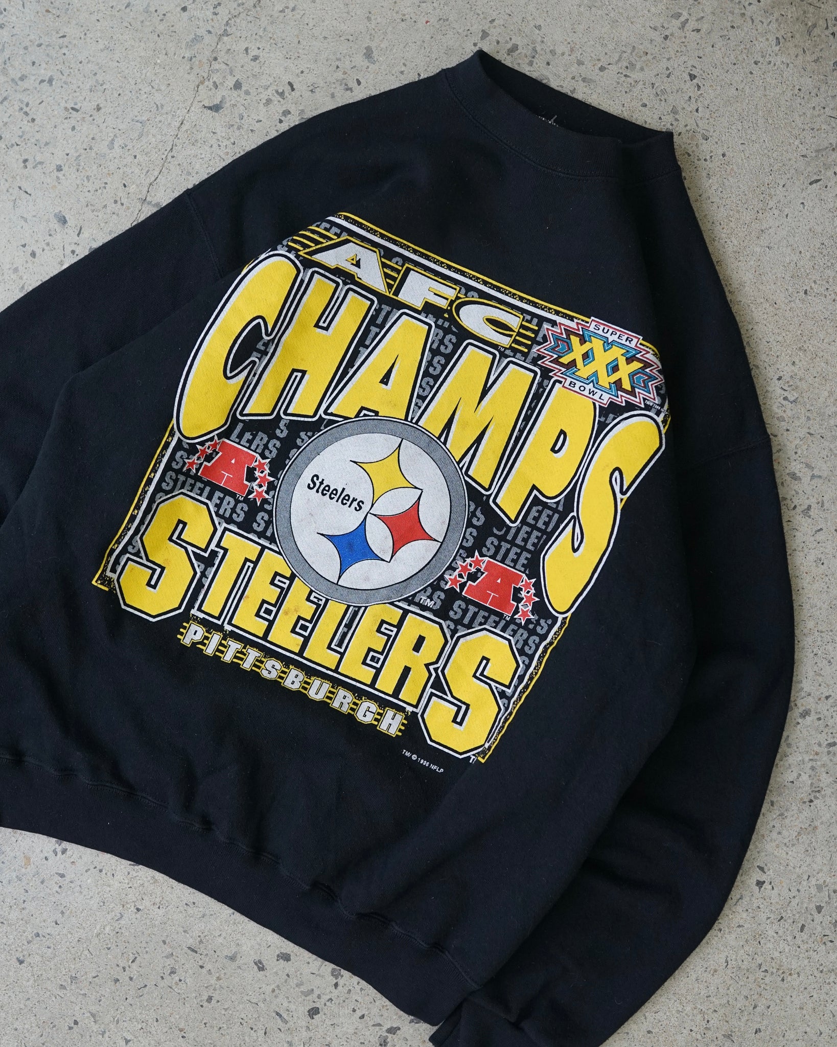 pittsburgh steelers nfl 1996 champs crewneck